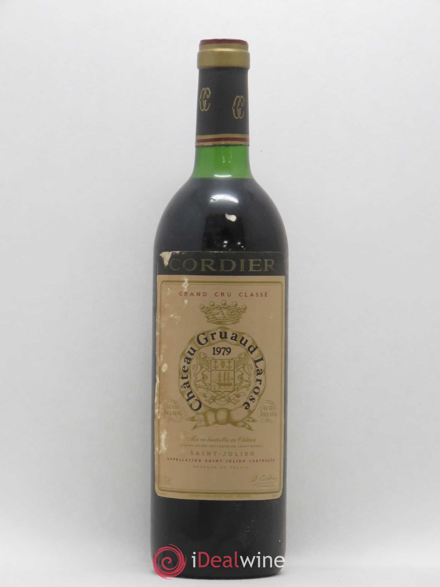Château Gruaud Larose 2ème Grand Cru Classé 1979 - Lot de 1 bouteille - 0