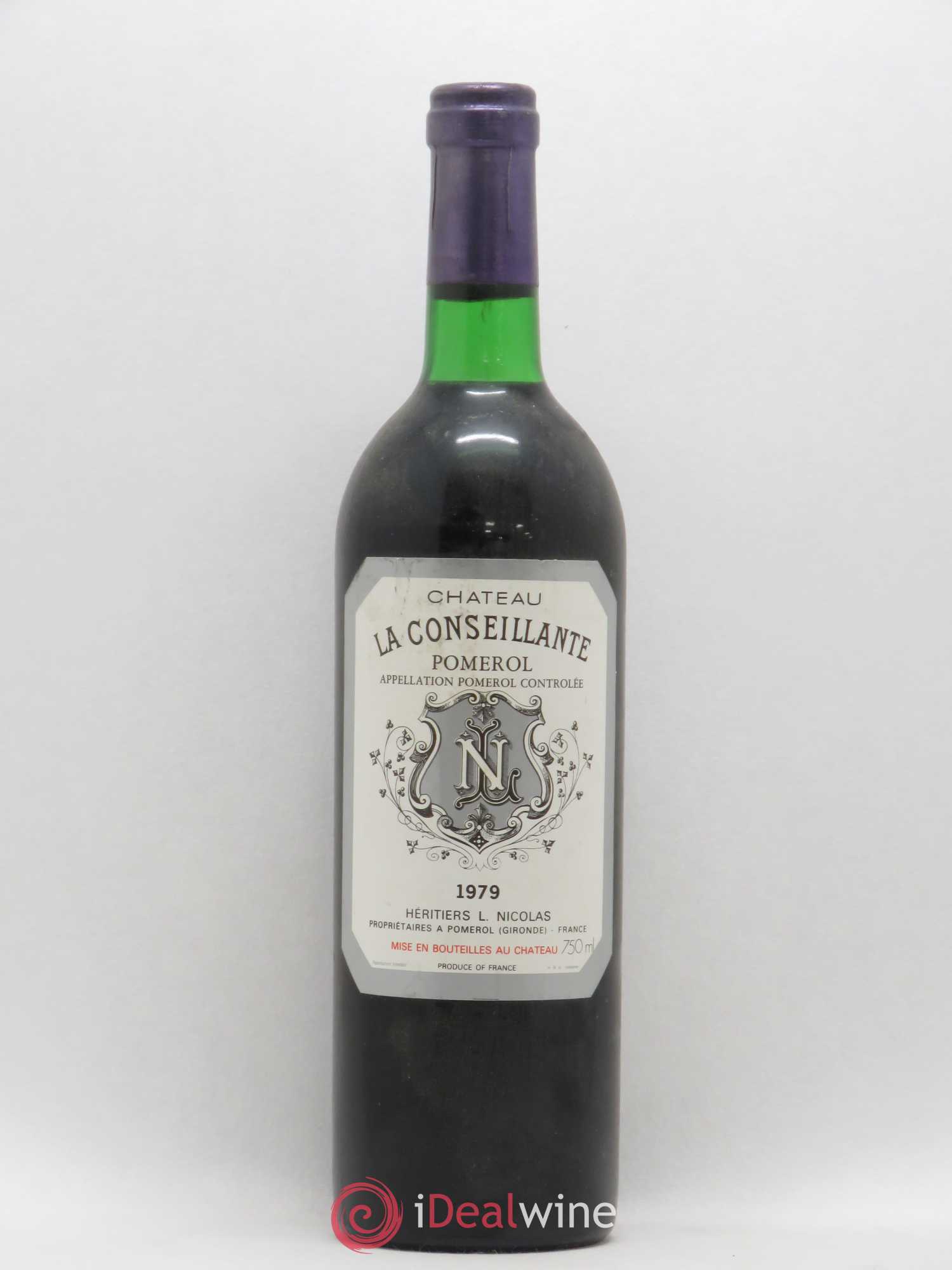 Château la Conseillante 1979 - Lot de 1 bouteille - 0
