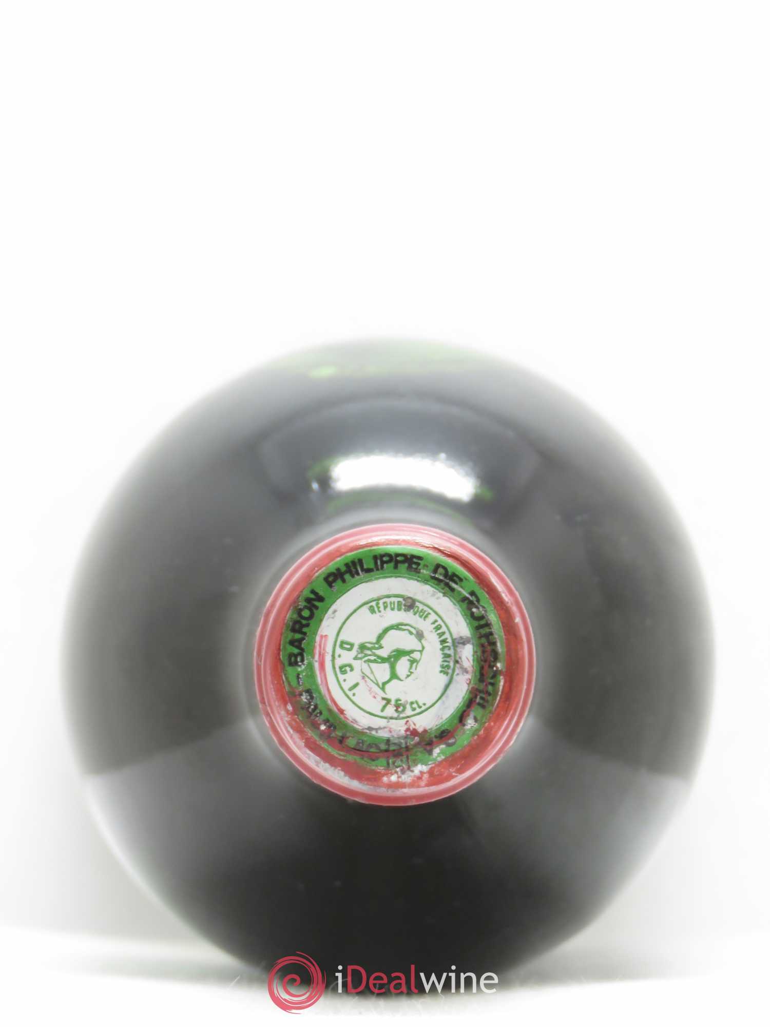 Château Mouton Rothschild 1er Grand Cru Classé 1982 - Lot de 1 bouteille - 1