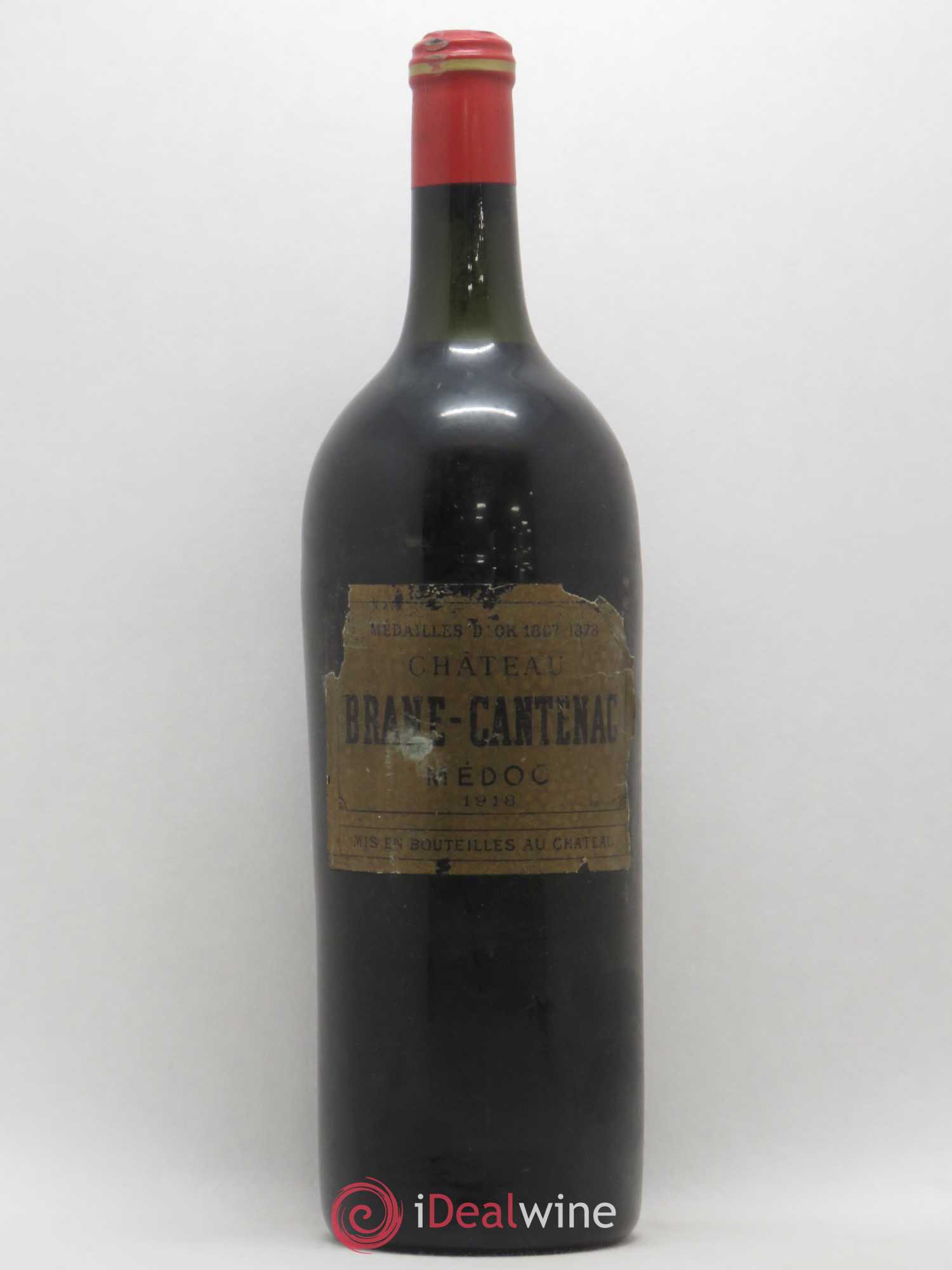 Château Brane Cantenac 2ème Grand Cru Classé 1918 - Lot de 1 magnum - 0