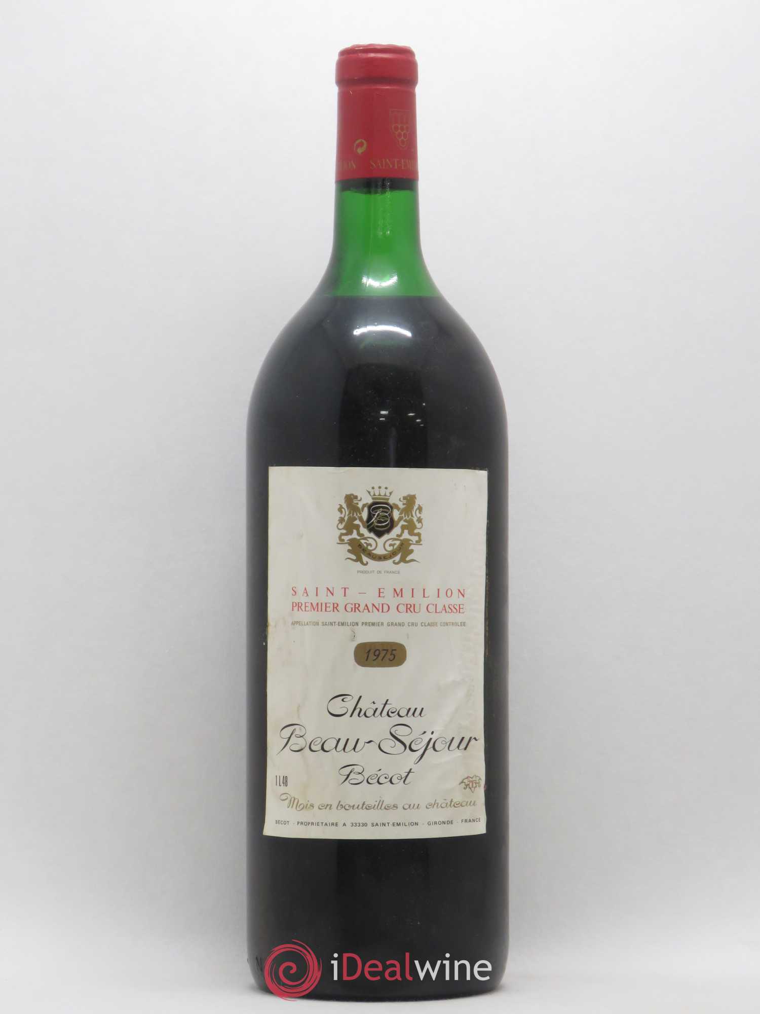Château Beau-Séjour Bécot 1er Grand Cru Classé B 1975 - Lot de 1 magnum - 0