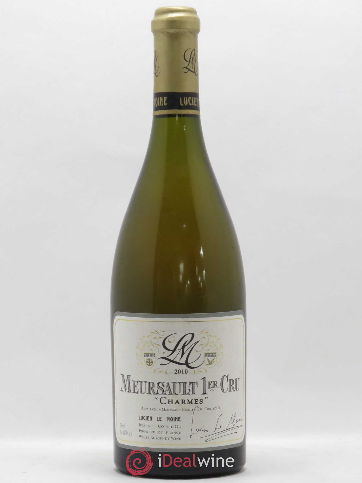 Meursault 1er Cru Charmes Lucien Lemoine 2010 - Posten von 1 Flasche - 0