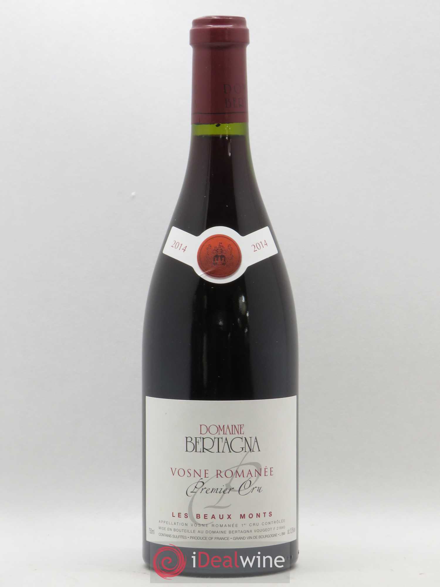 Vosne-Romanée 1er Cru Les Beaux-Monts Bertagna 2014 - Lot de 1 bouteille - 0