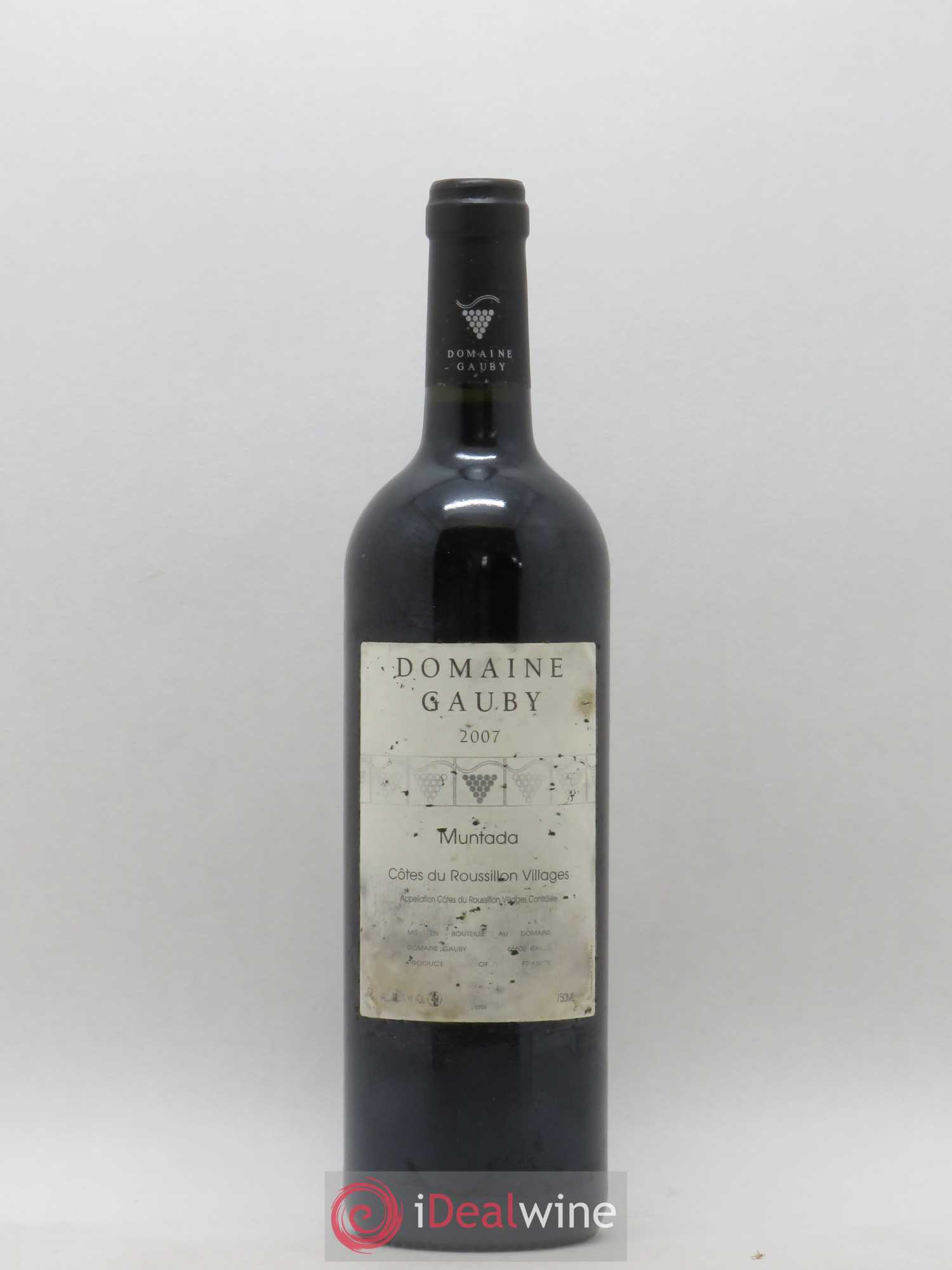 Côtes Catalanes (anciennement Côtes du Roussillon Villages) La Muntada Gauby (Domaine) 2007 - Lot de 1 bouteille - 0