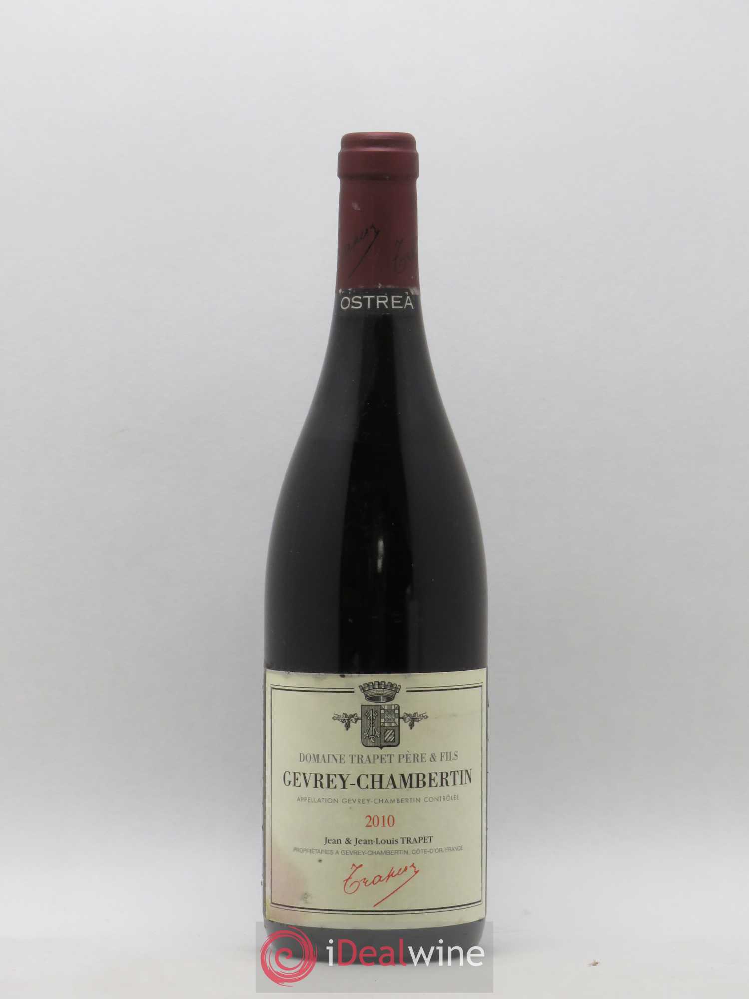 Gevrey-Chambertin Ostrea Domaine Trapet 2010 - Lot de 1 bouteille - 0