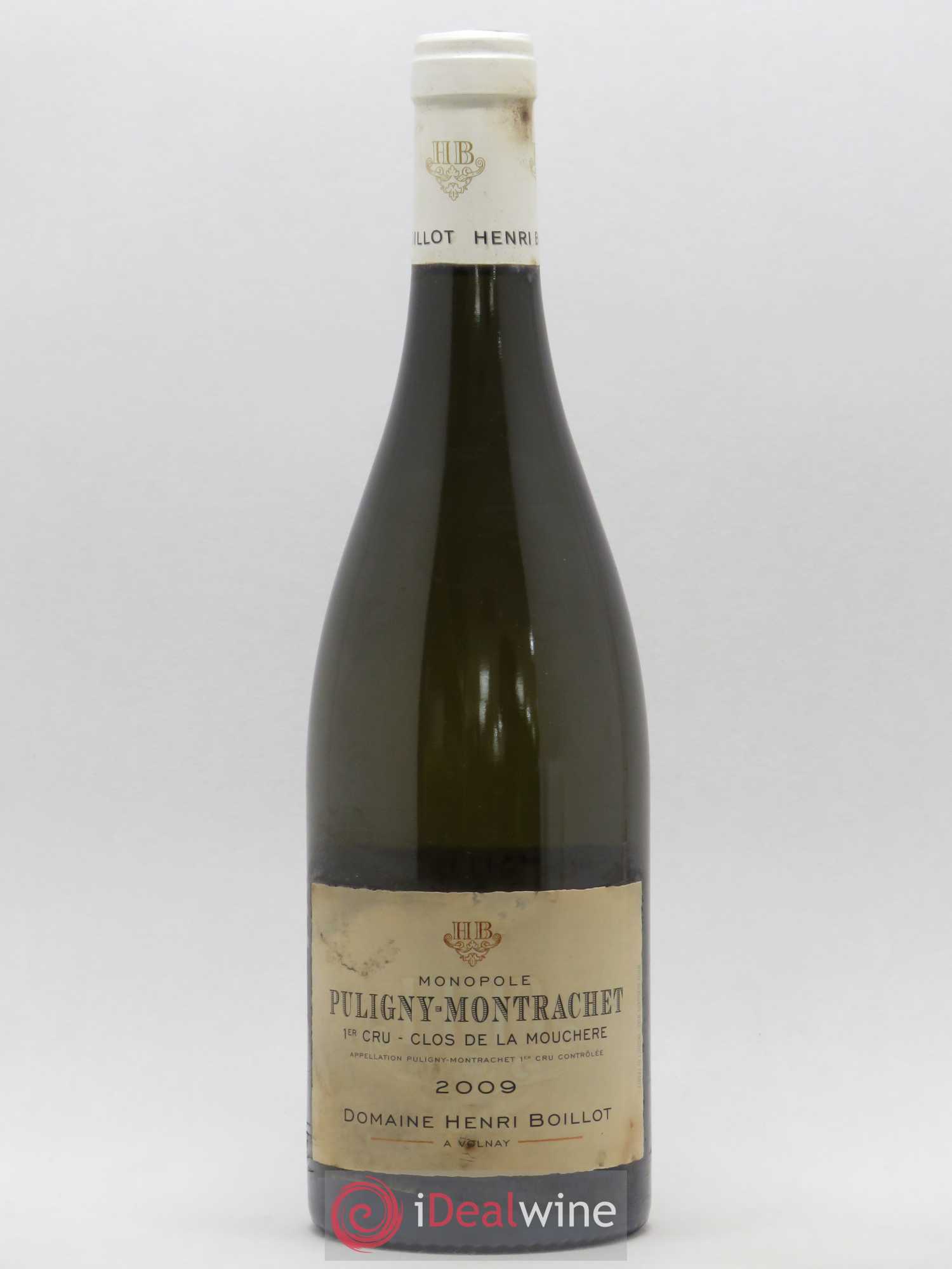 Puligny-Montrachet 1er Cru Clos de la Mouchère Henri Boillot (Domaine) 2009 - Lot de 1 bouteille - 0