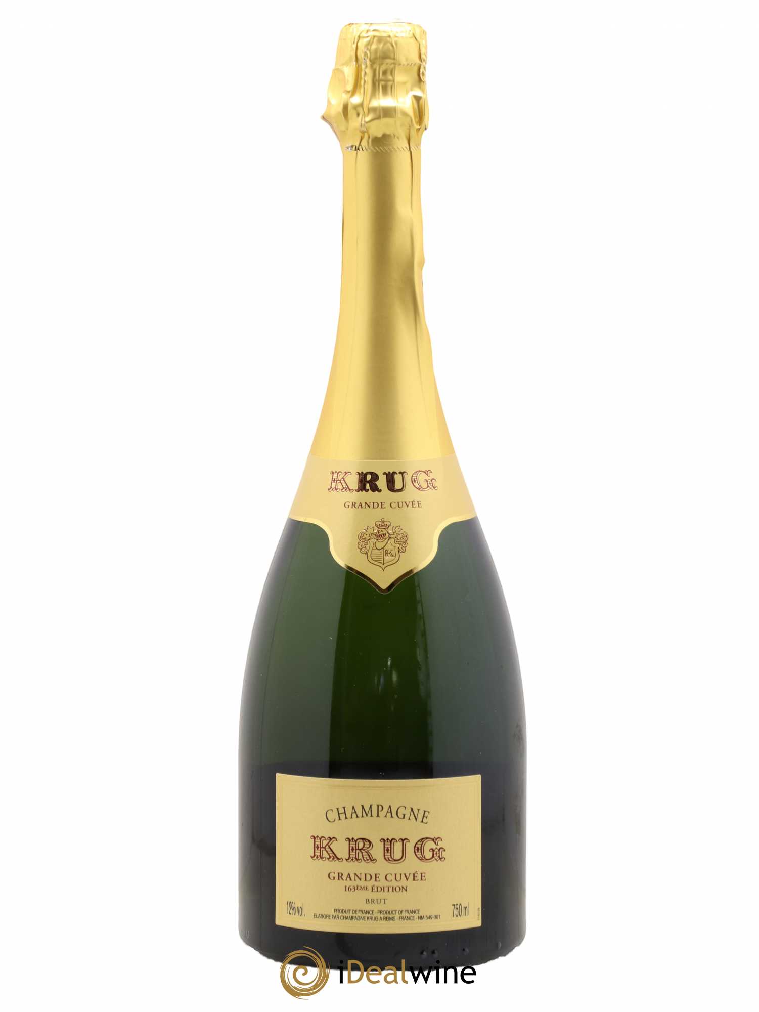 Grande Cuvée - 163ème édition Krug - Lot de 1 bouteille - 0