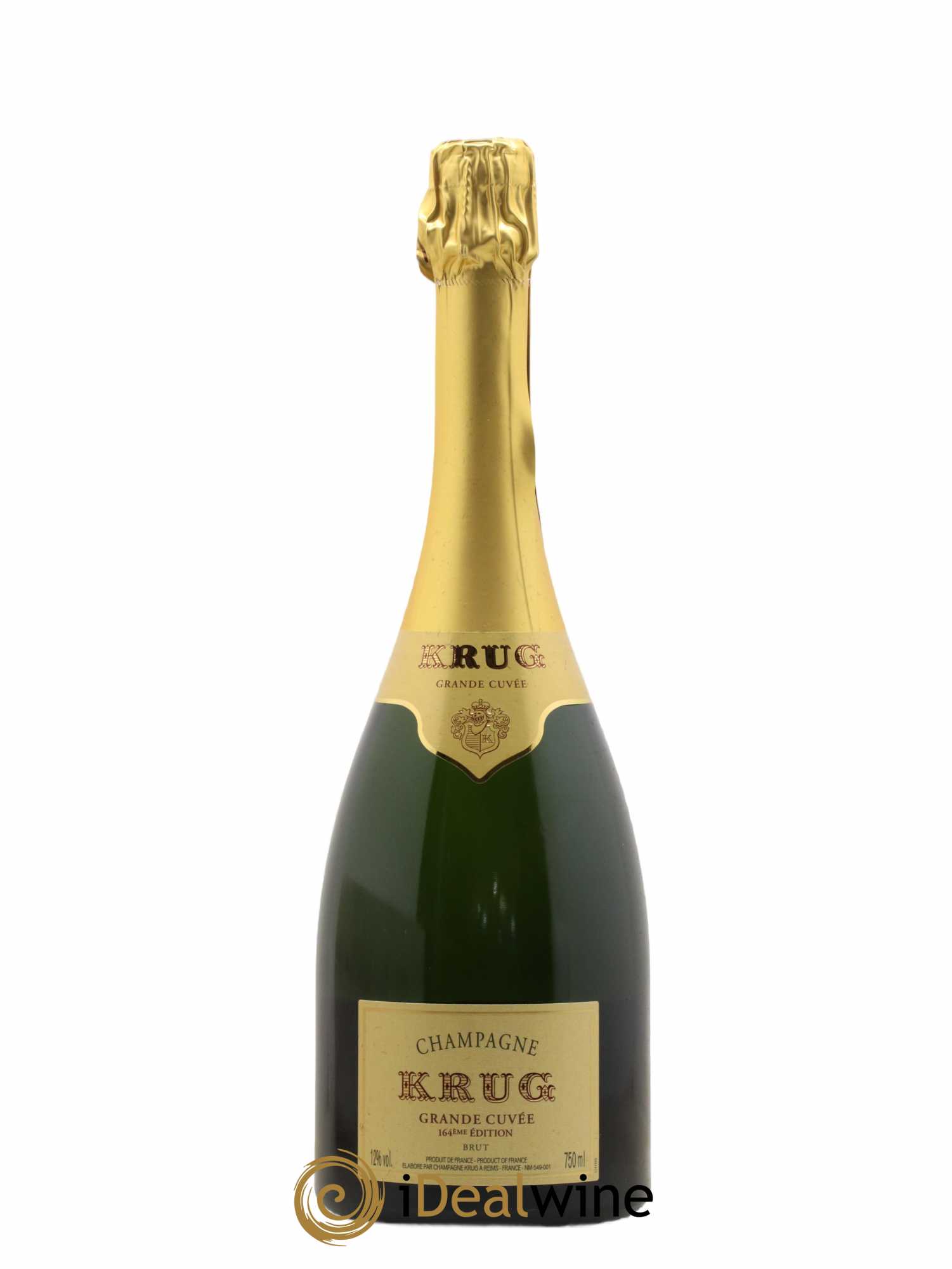 Grande Cuvée - 164ème édition Krug - Lot of 1 bottle - 0