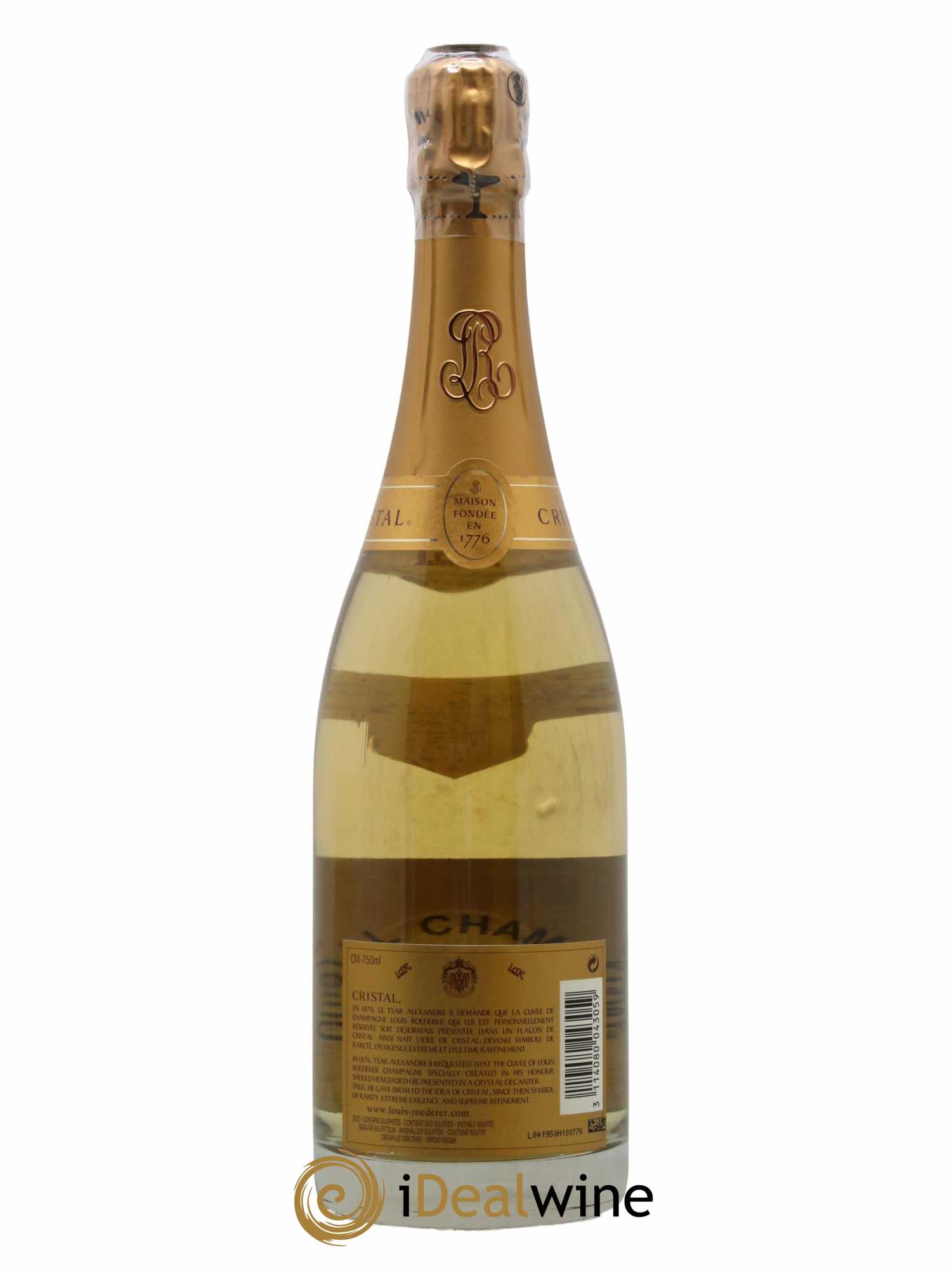 Cristal Louis Roederer 2007 - Posten von 1 Flasche - 2