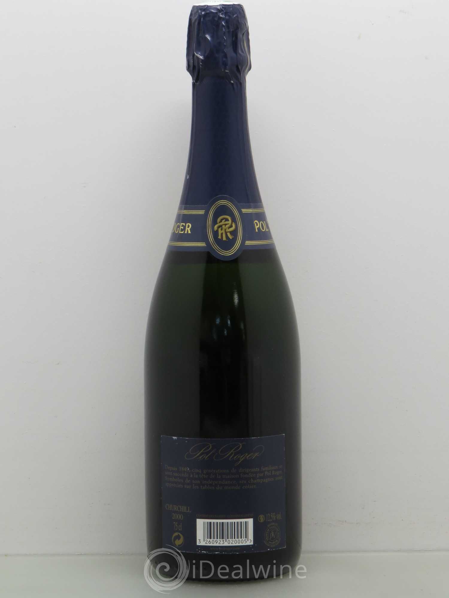 Cuvée Winston Churchill Pol Roger 2000 - Lot de 1 bouteille - 1