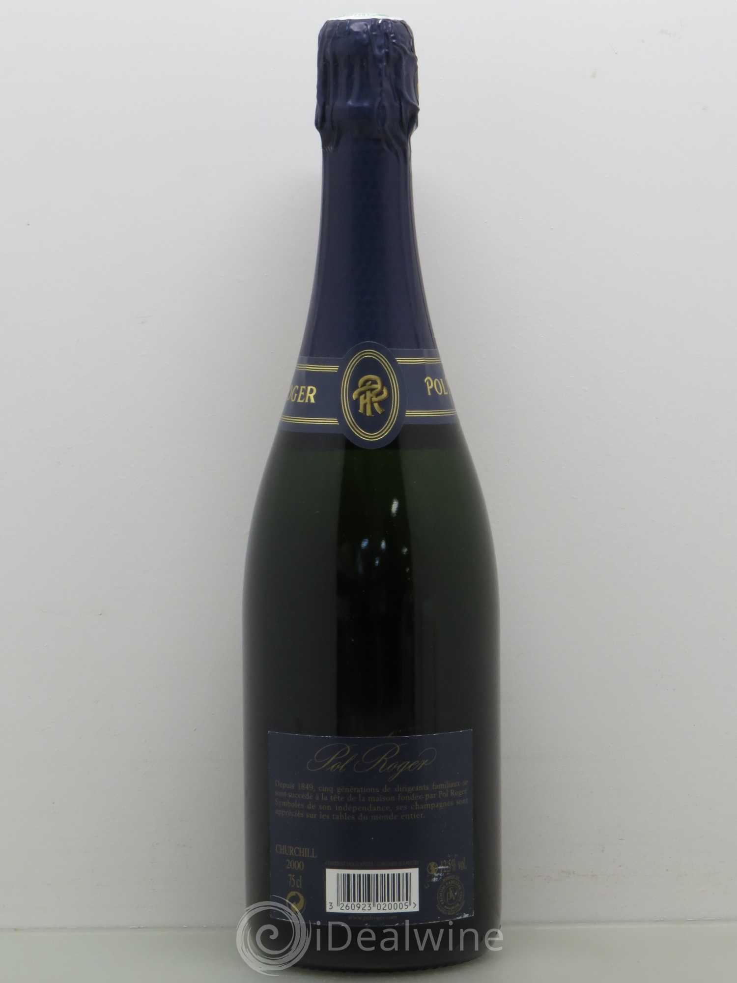 Cuvée Winston Churchill Pol Roger 2000 - Lot de 1 bouteille - 1