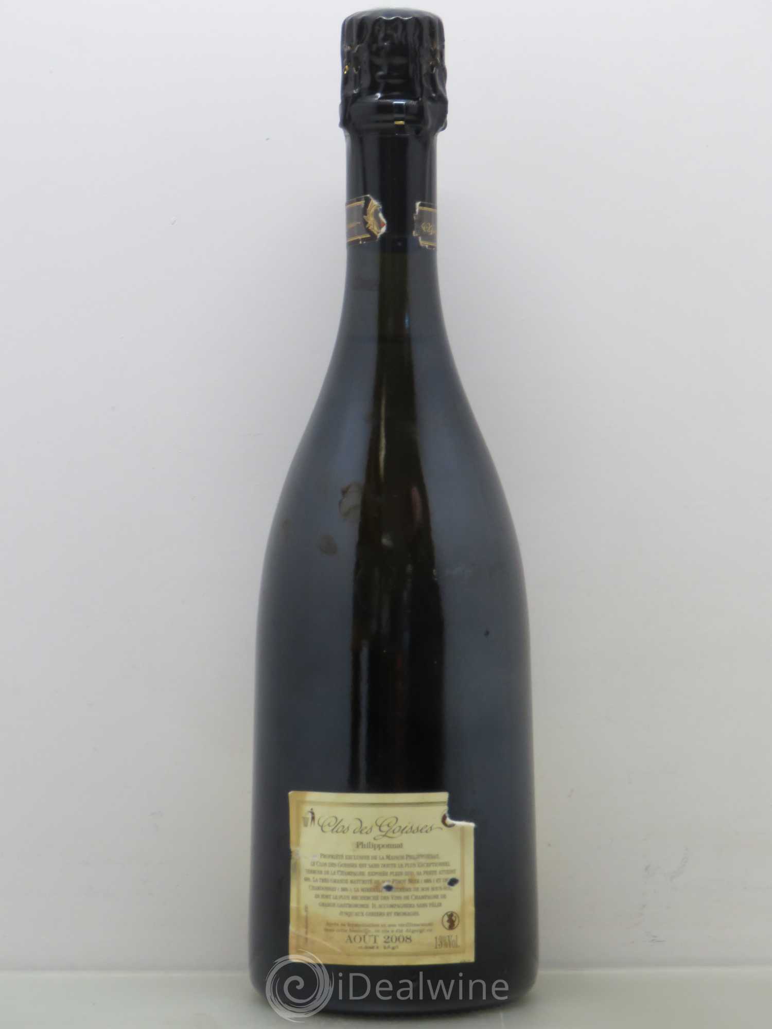 Clos des Goisses Philipponnat 2000 - Lot de 1 bouteille - 1