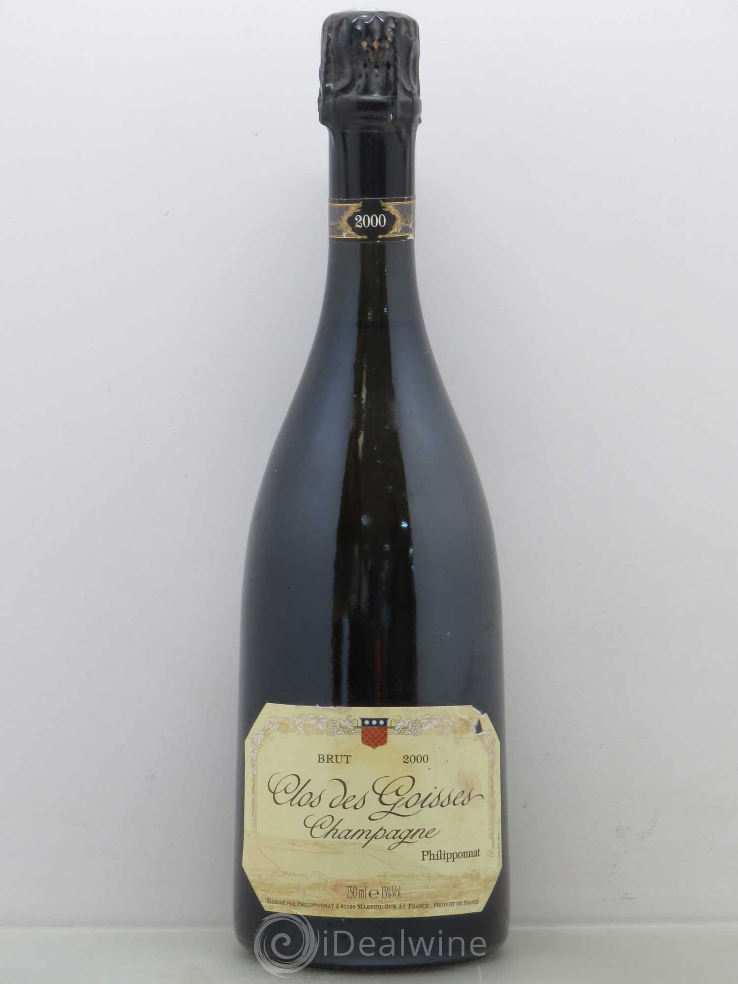 Clos des Goisses Philipponnat 2000 - Lot de 1 bouteille - 0