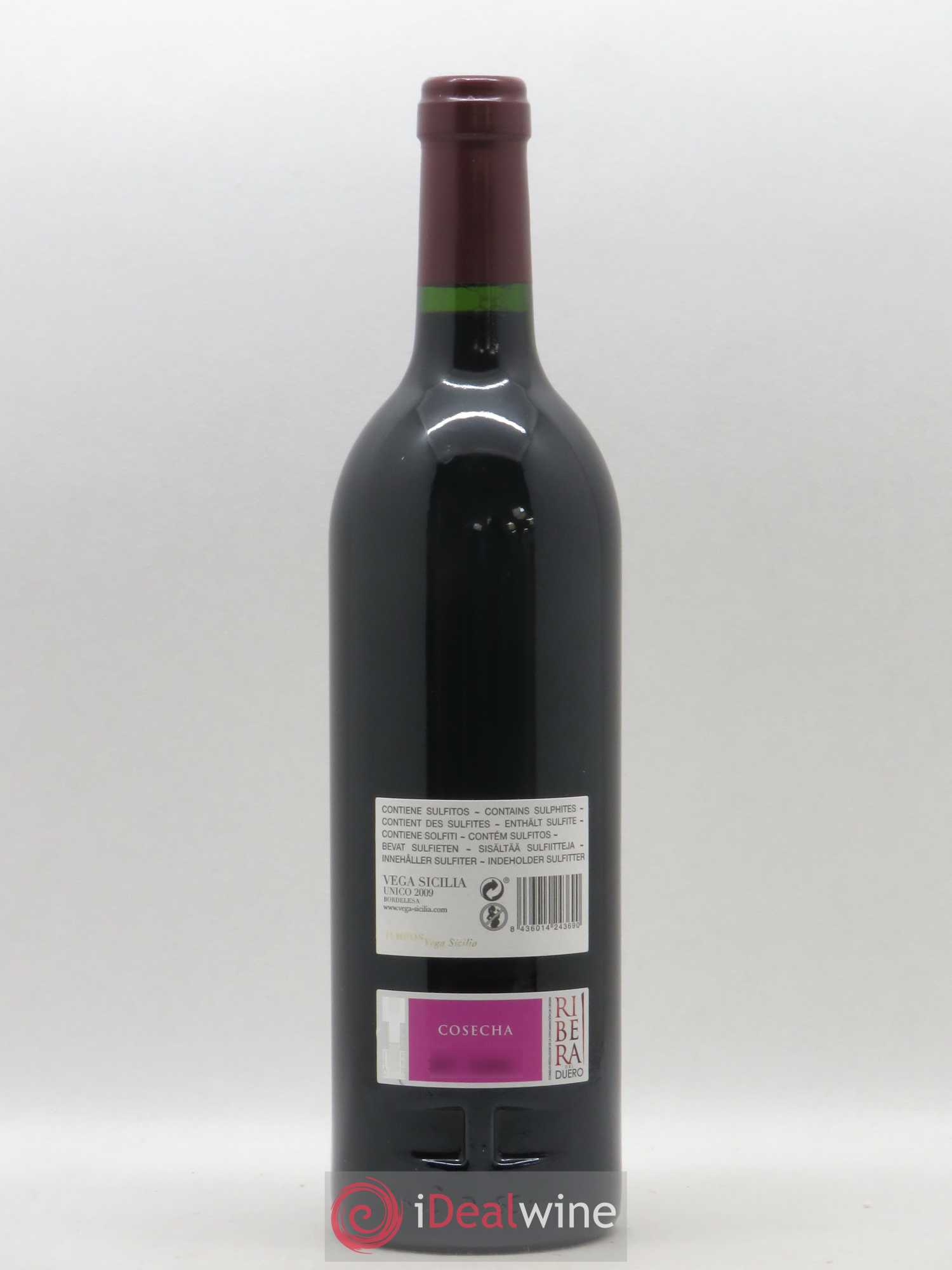Ribera Del Duero DO Vega Sicilia Unico Famille Alvarez 2009 - Lot de 1 bouteille - 1