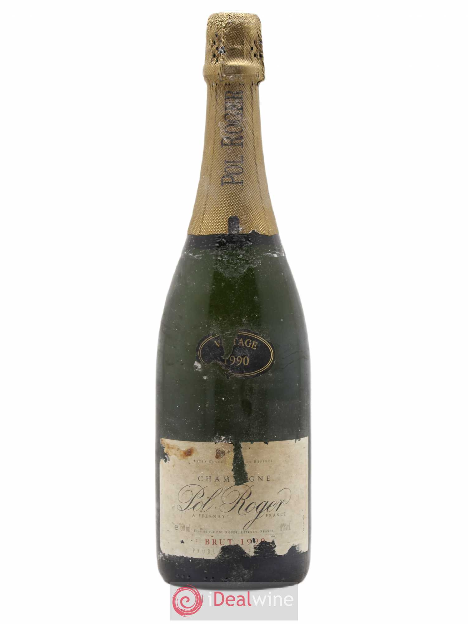 Brut Vintage Pol Roger 1990 - Lot de 1 bouteille - 0