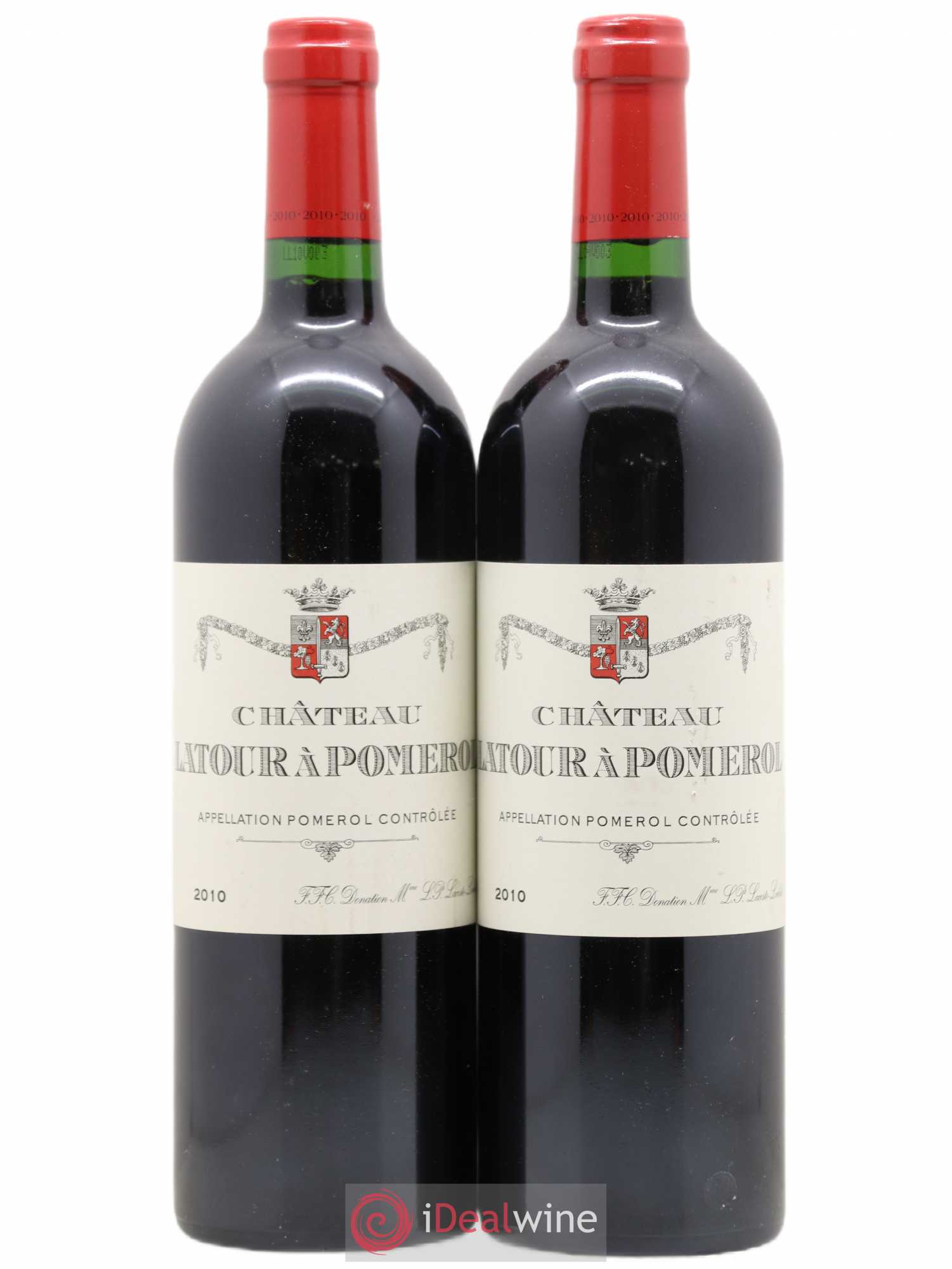 Château Latour à Pomerol 2010 - Lot de 2 bouteilles - 0