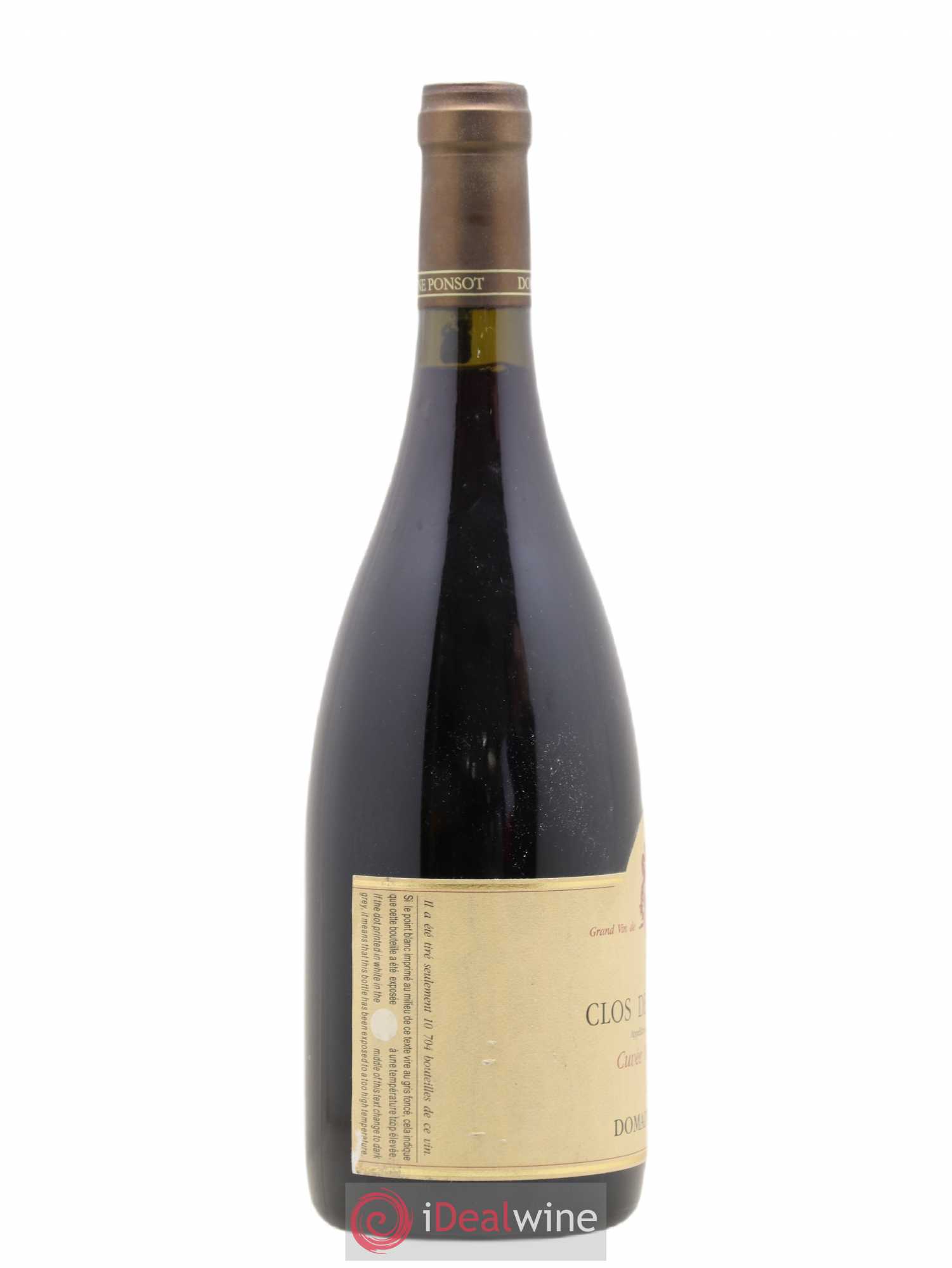 Clos de la Roche Grand Cru Vieilles Vignes Ponsot (Domaine) 2006 - Lot de 1 bouteille - 1