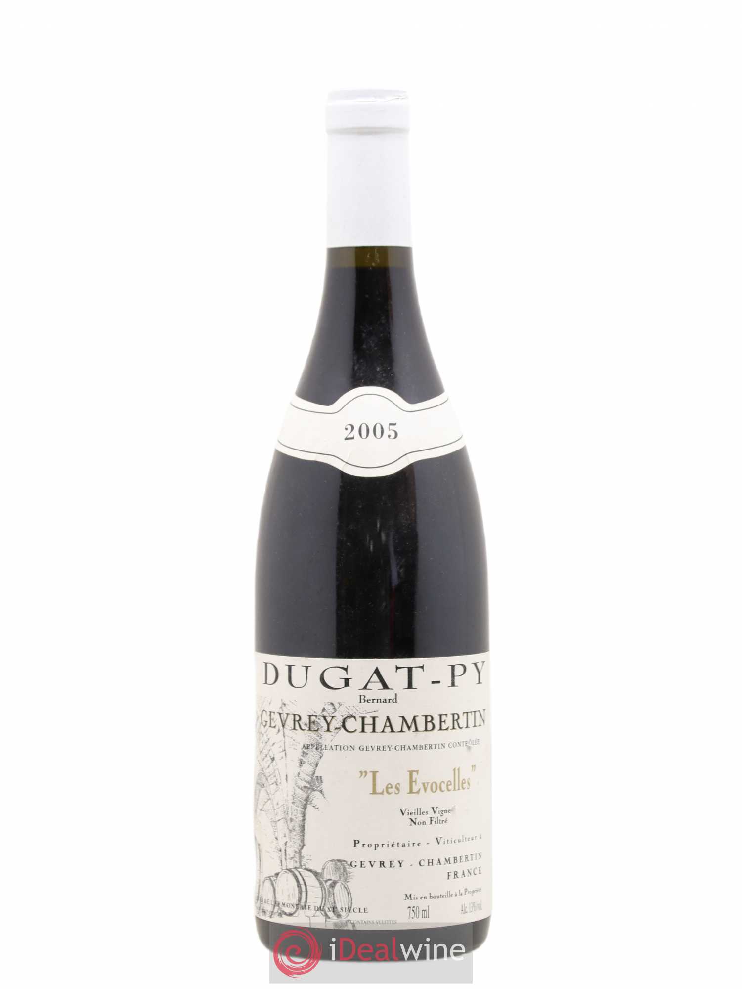 Gevrey-Chambertin Les Evocelles Vieilles Vignes Dugat-Py 2005 - Lot de 1 bouteille - 0