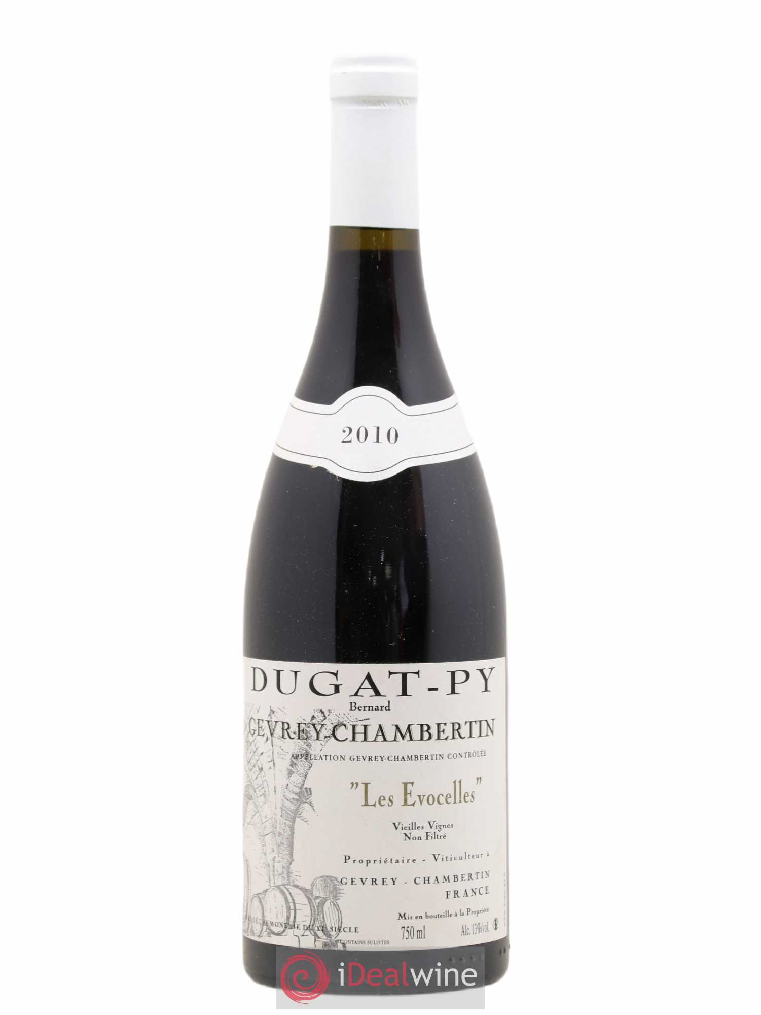 Gevrey-Chambertin Les Evocelles Vieilles Vignes Dugat-Py 2010 - Lot de 1 bouteille - 0