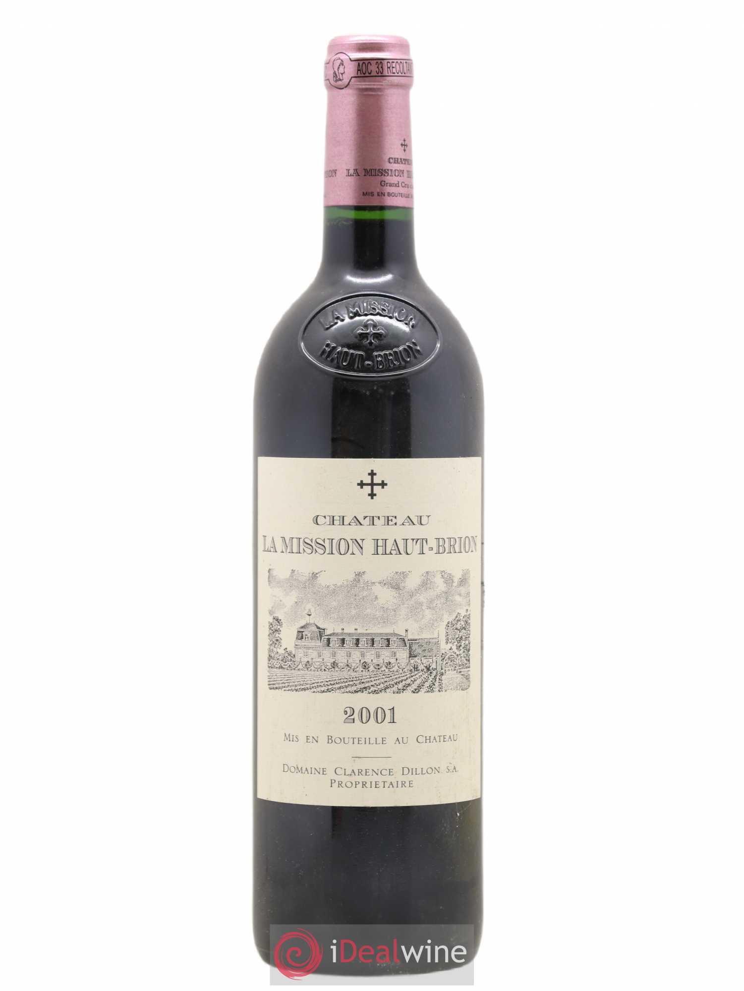 Château la Mission Haut-Brion Cru Classé de Graves 2001 - Lot de 1 bouteille - 0