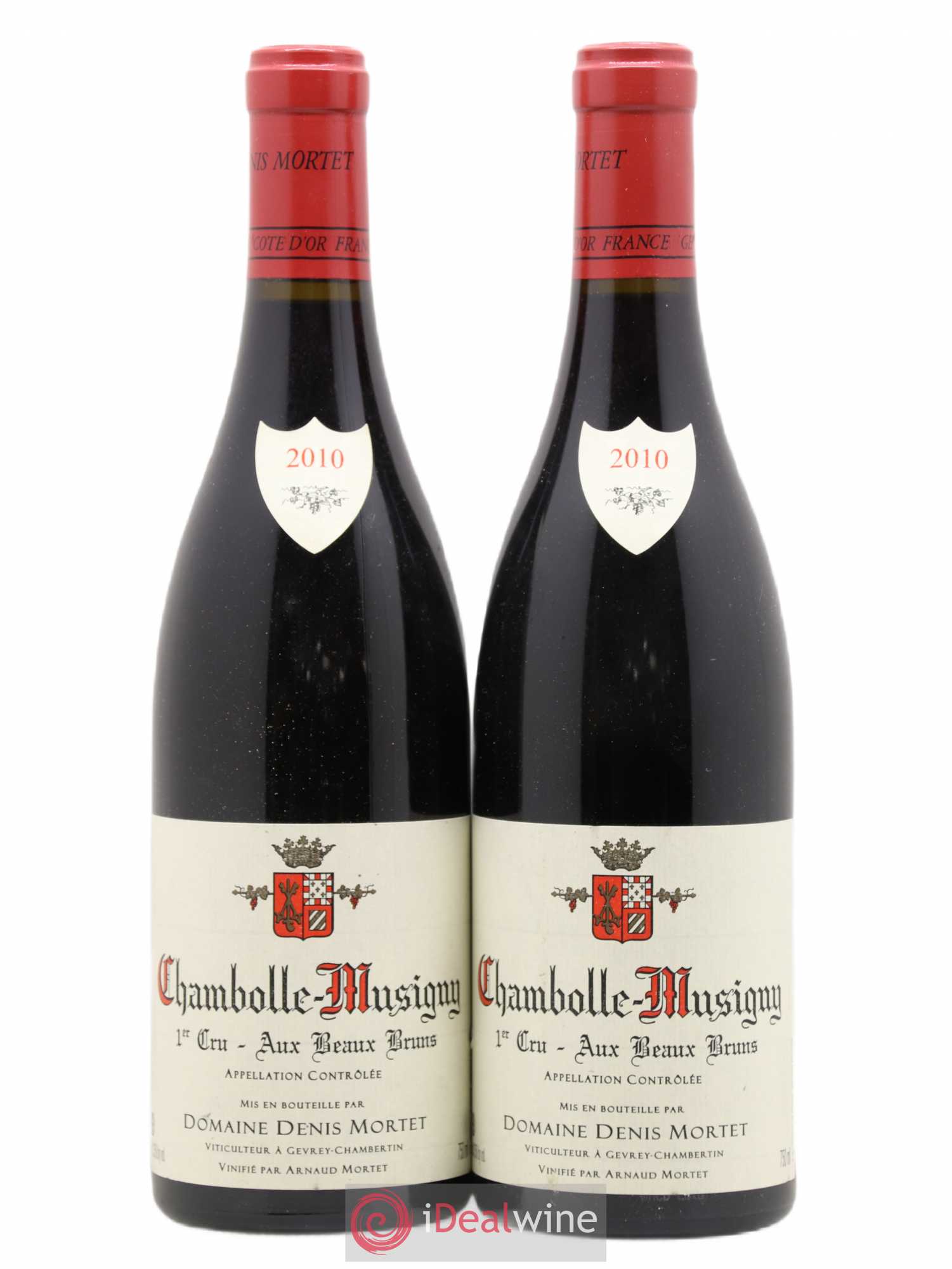 Chambolle-Musigny 1er Cru Aux Beaux Bruns Denis Mortet (Domaine) 2010 - Lot de 2 bouteilles - 0