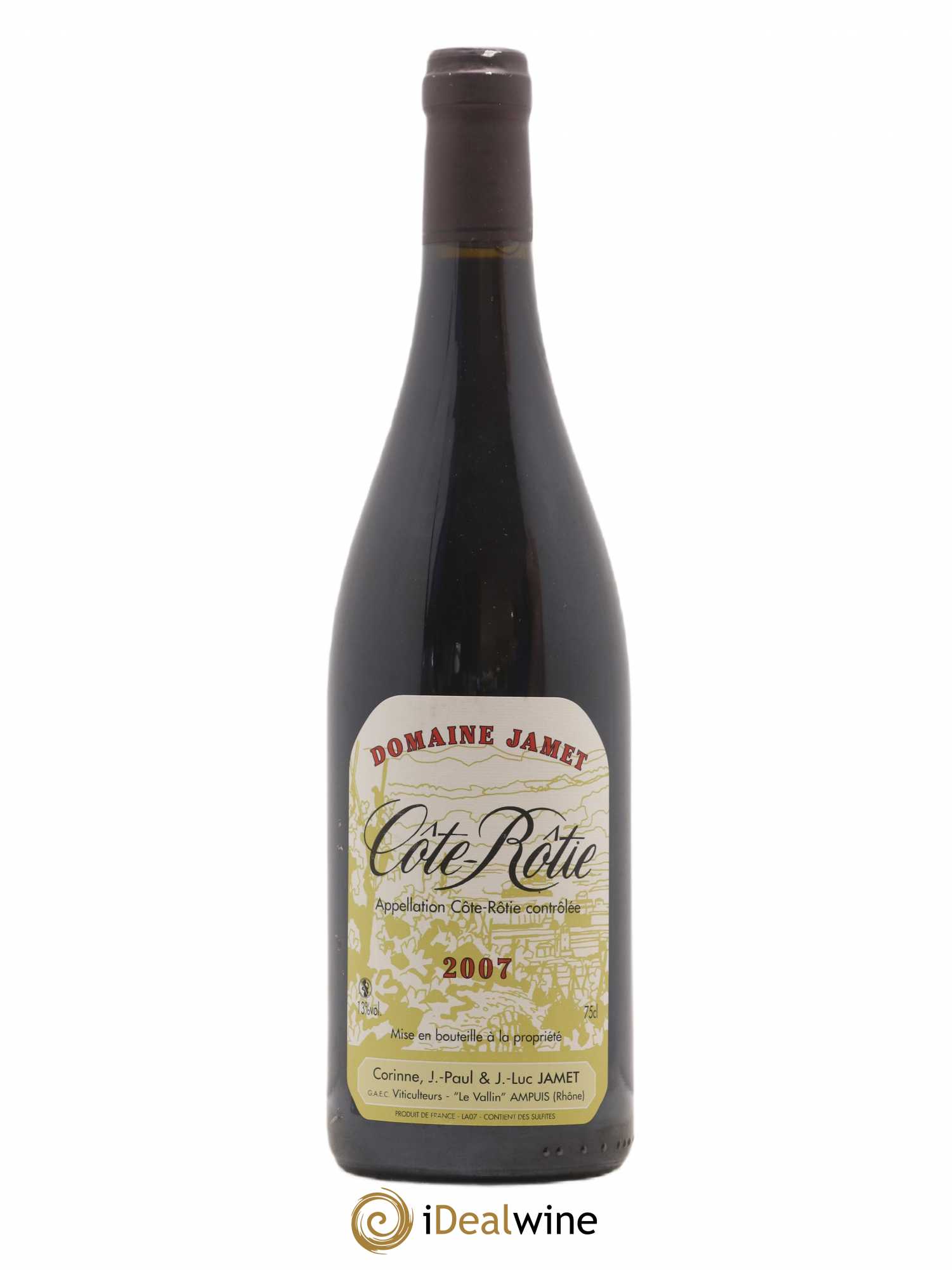 Côte-Rôtie Jamet (Domaine) 2007 - Lot de 1 bouteille - 0