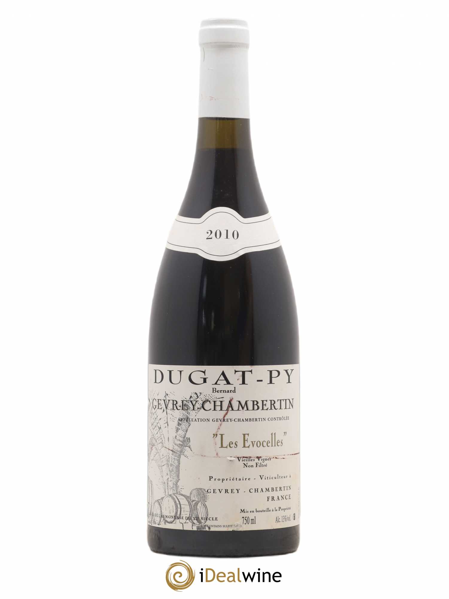 Gevrey-Chambertin Les Evocelles Vieilles Vignes Dugat-Py 2010 - Lot de 1 bouteille - 0