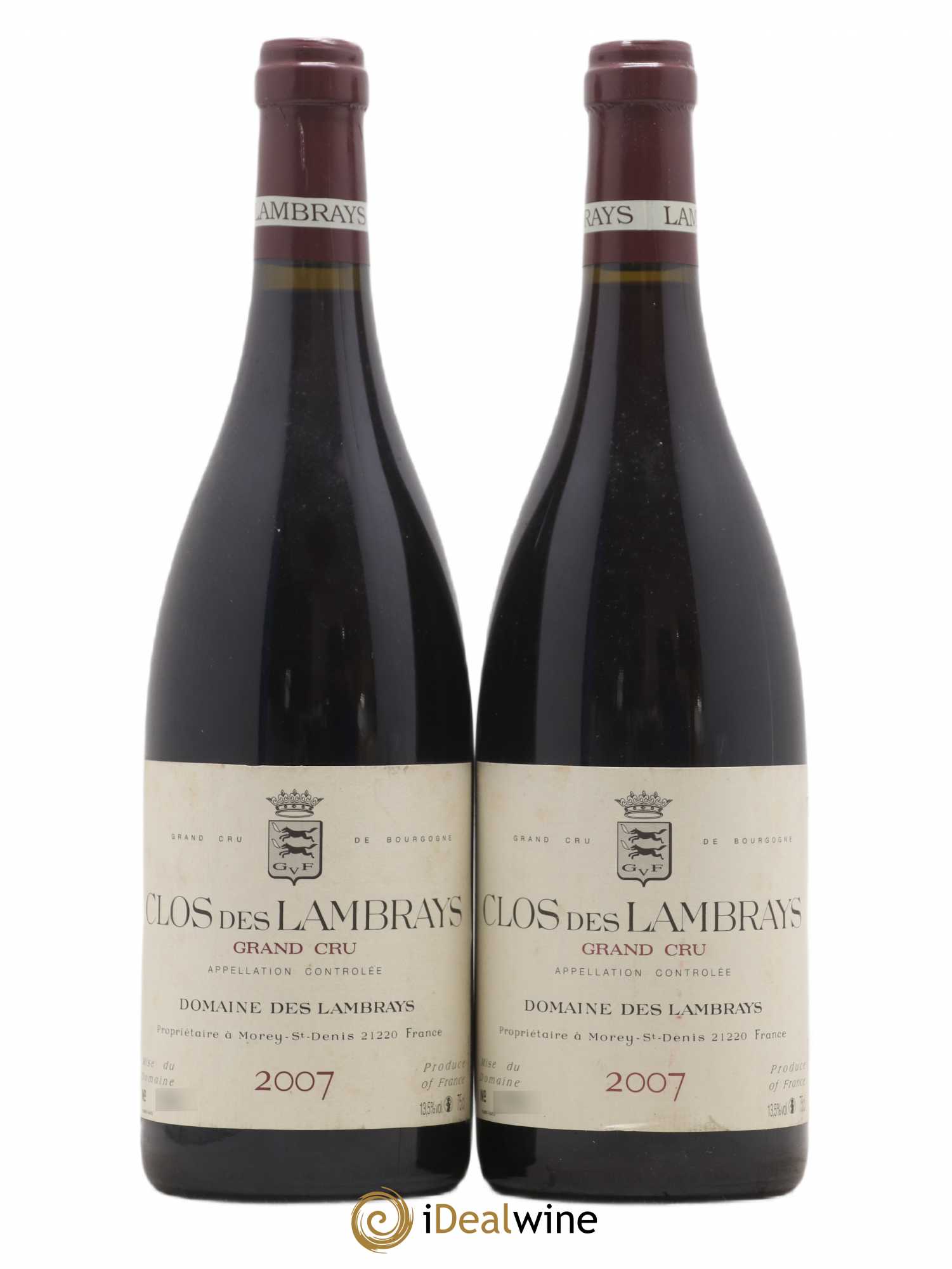 Clos des Lambrays Grand Cru Domaine des Lambrays 2007 - Lot de 2 bouteilles - 0