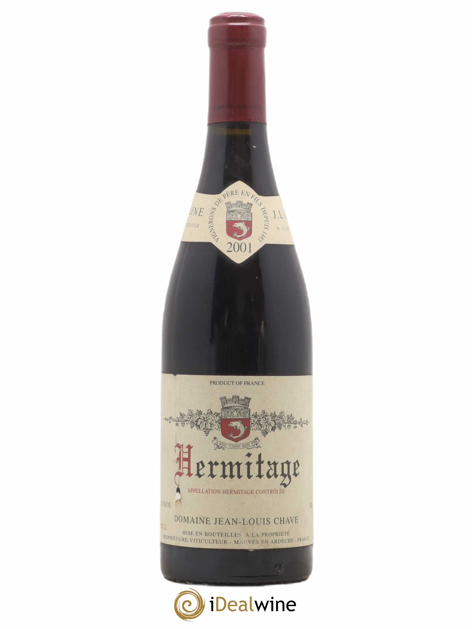Hermitage Jean-Louis Chave 2001 - Lot de 1 bouteille - 0