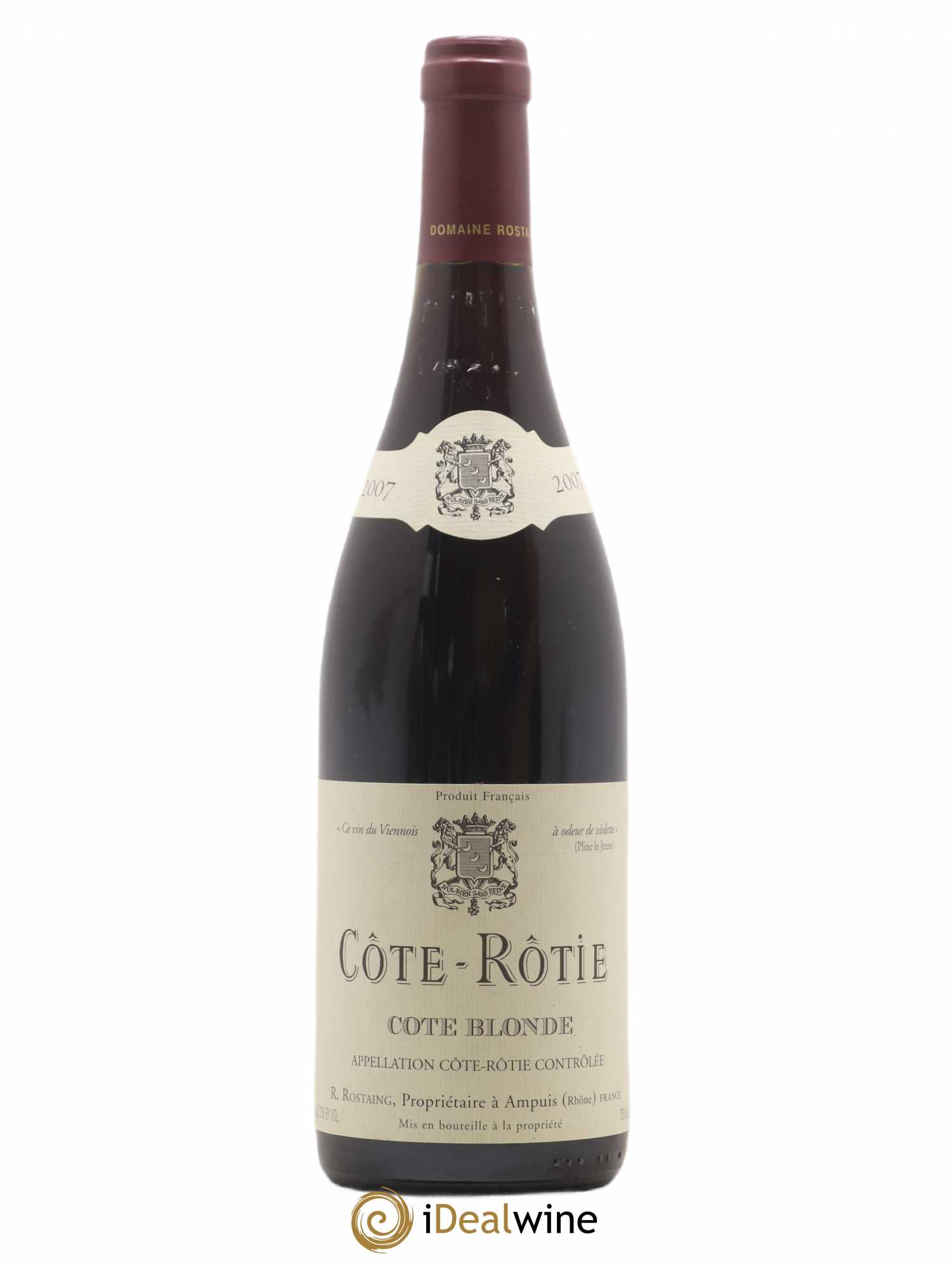Côte-Rôtie Côte Blonde René Rostaing 2007 - Lot de 1 bouteille - 0