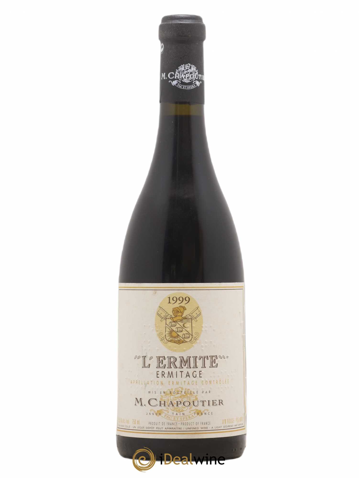 Hermitage Ermitage l'Ermite Chapoutier 1999 - Lot de 1 bouteille - 0