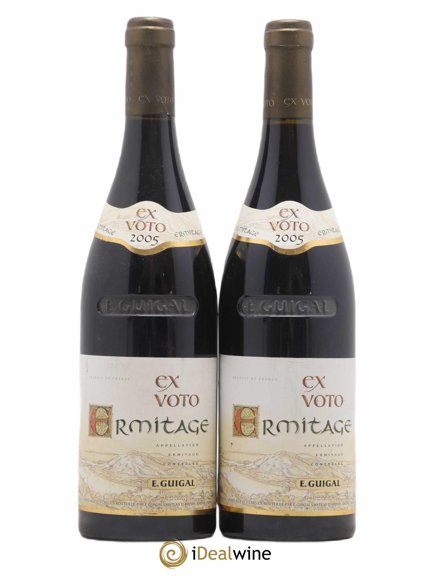 Ermitage Ex Voto Guigal 2005 - Lot de 2 bouteilles - 0