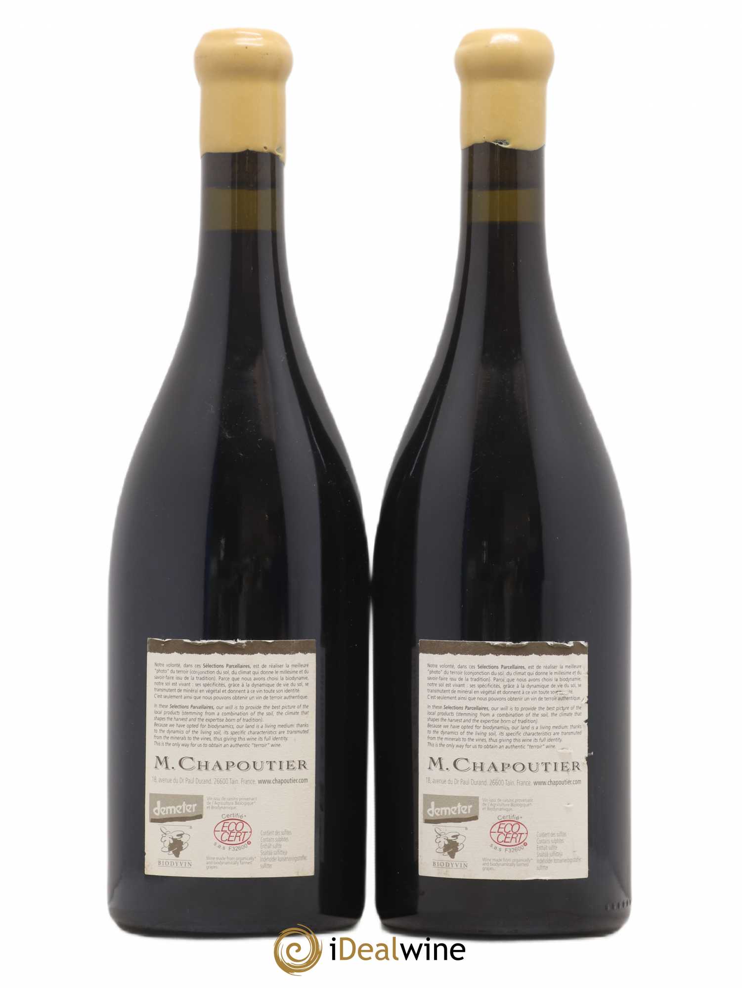 Hermitage Ermitage Le Méal Chapoutier 2007 - Lot de 2 bouteilles - 1