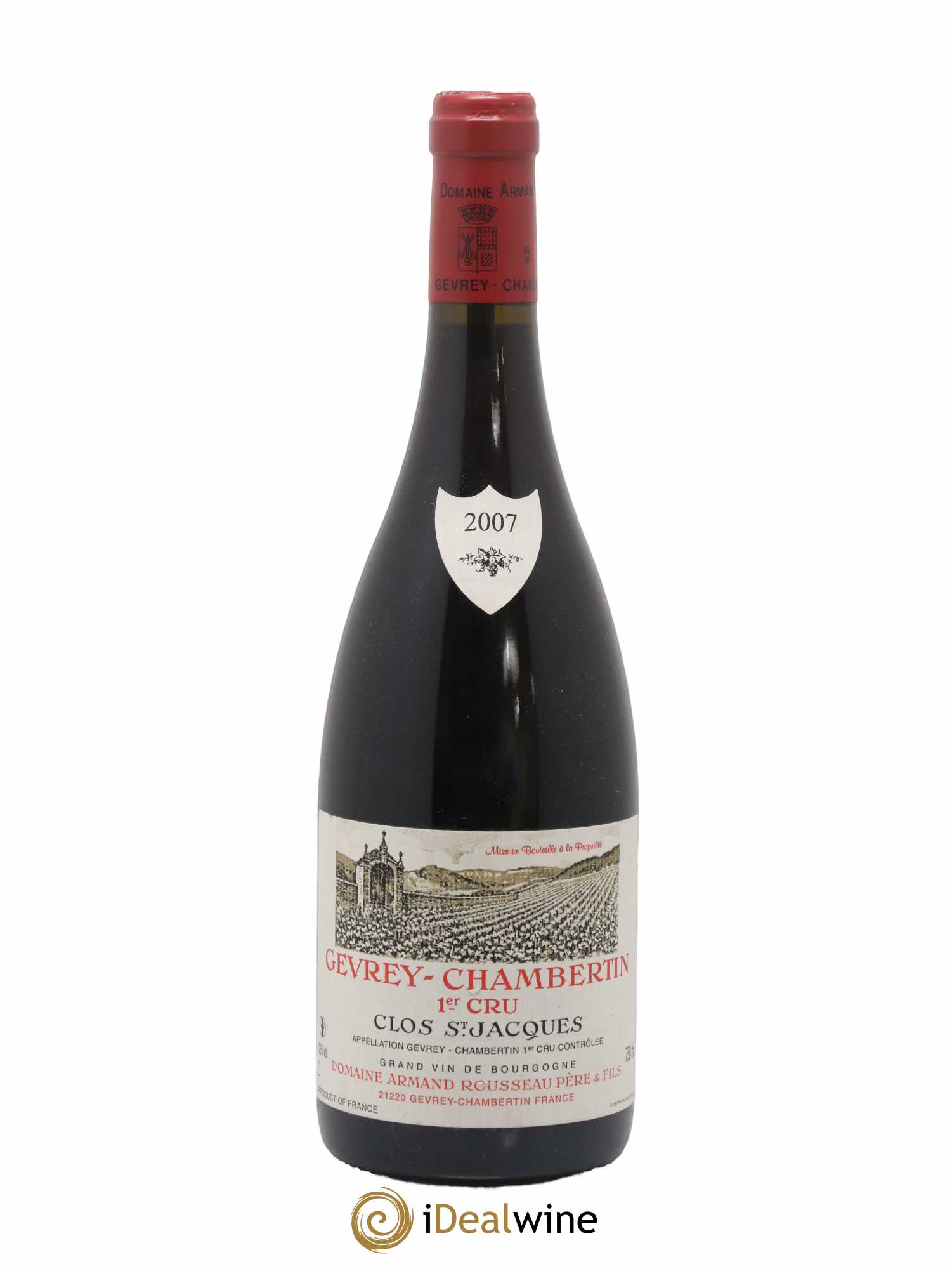 Gevrey-Chambertin 1er Cru Clos Saint-Jacques Armand Rousseau (Domaine) 2007 - Lot de 1 bouteille - 0