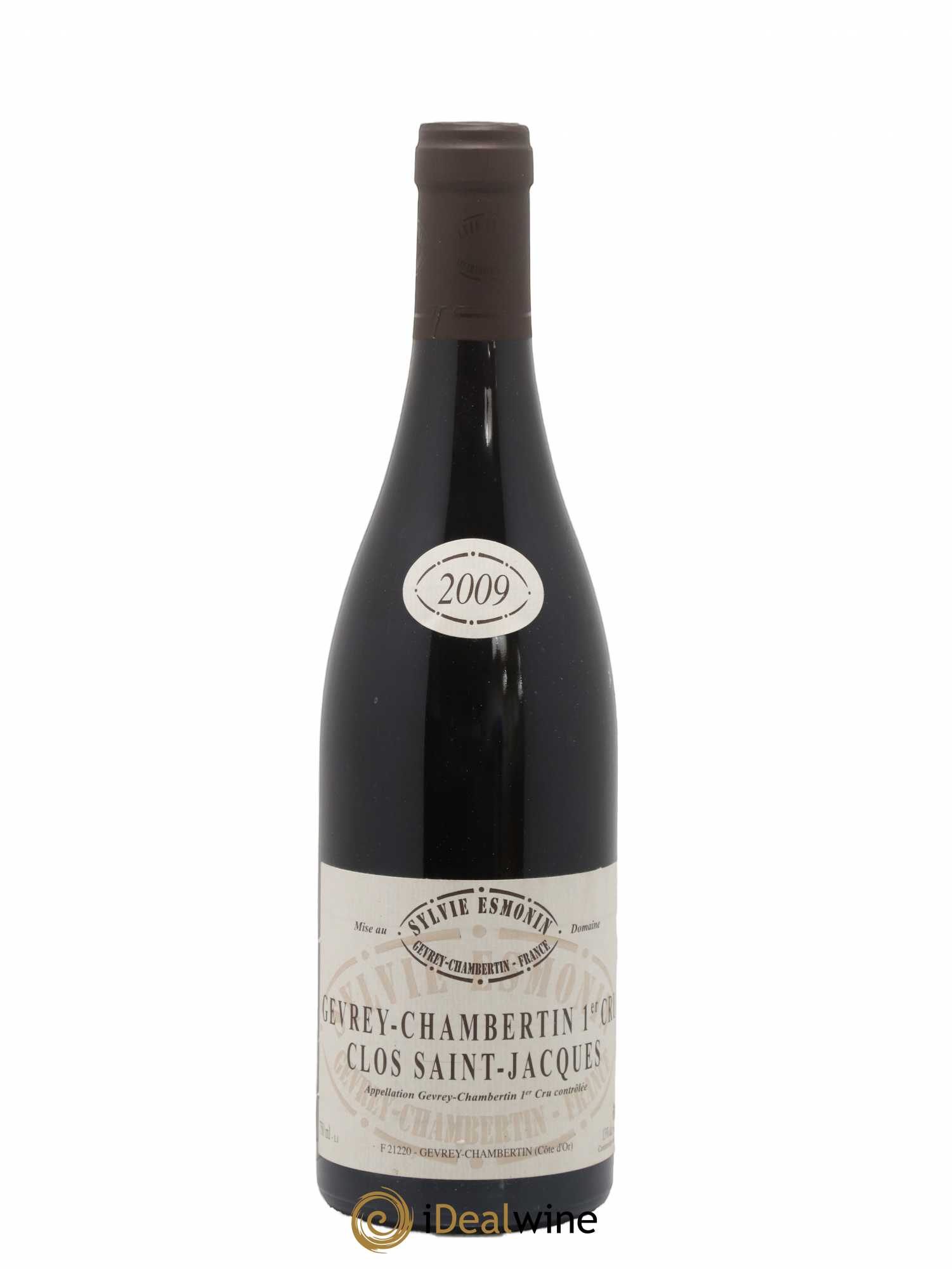 Gevrey-Chambertin 1er Cru Clos Saint Jacques Sylvie Esmonin 2009 - Lot de 1 bouteille - 0