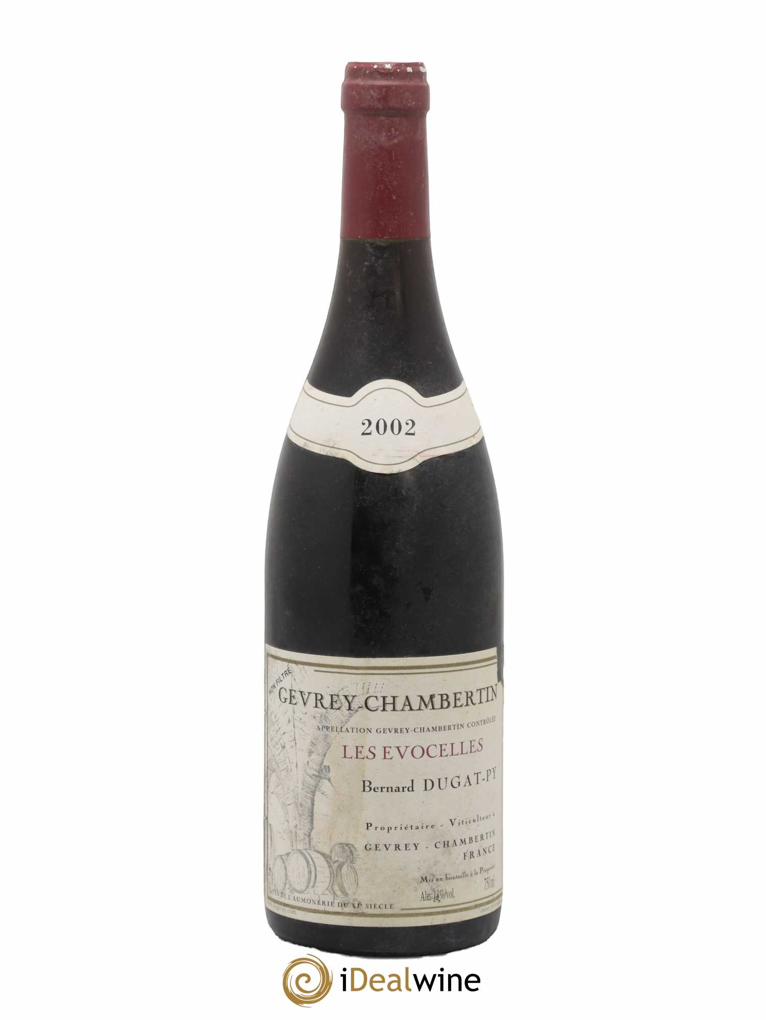 Gevrey-Chambertin Les Evocelles Vieilles Vignes Dugat-Py 2002 - Lot de 1 bouteille - 0