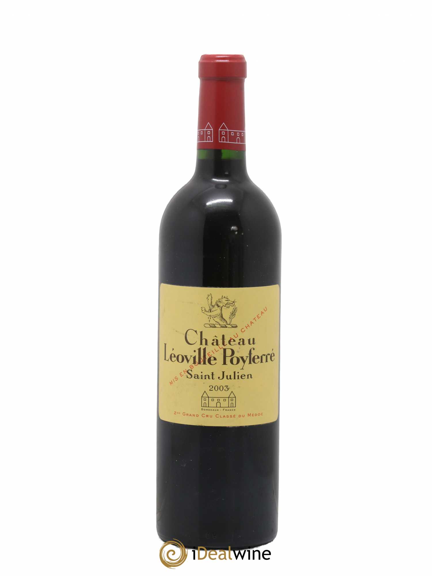 Château Léoville Poyferré 2ème Grand Cru Classé 2003 - Lot de 1 bouteille - 0