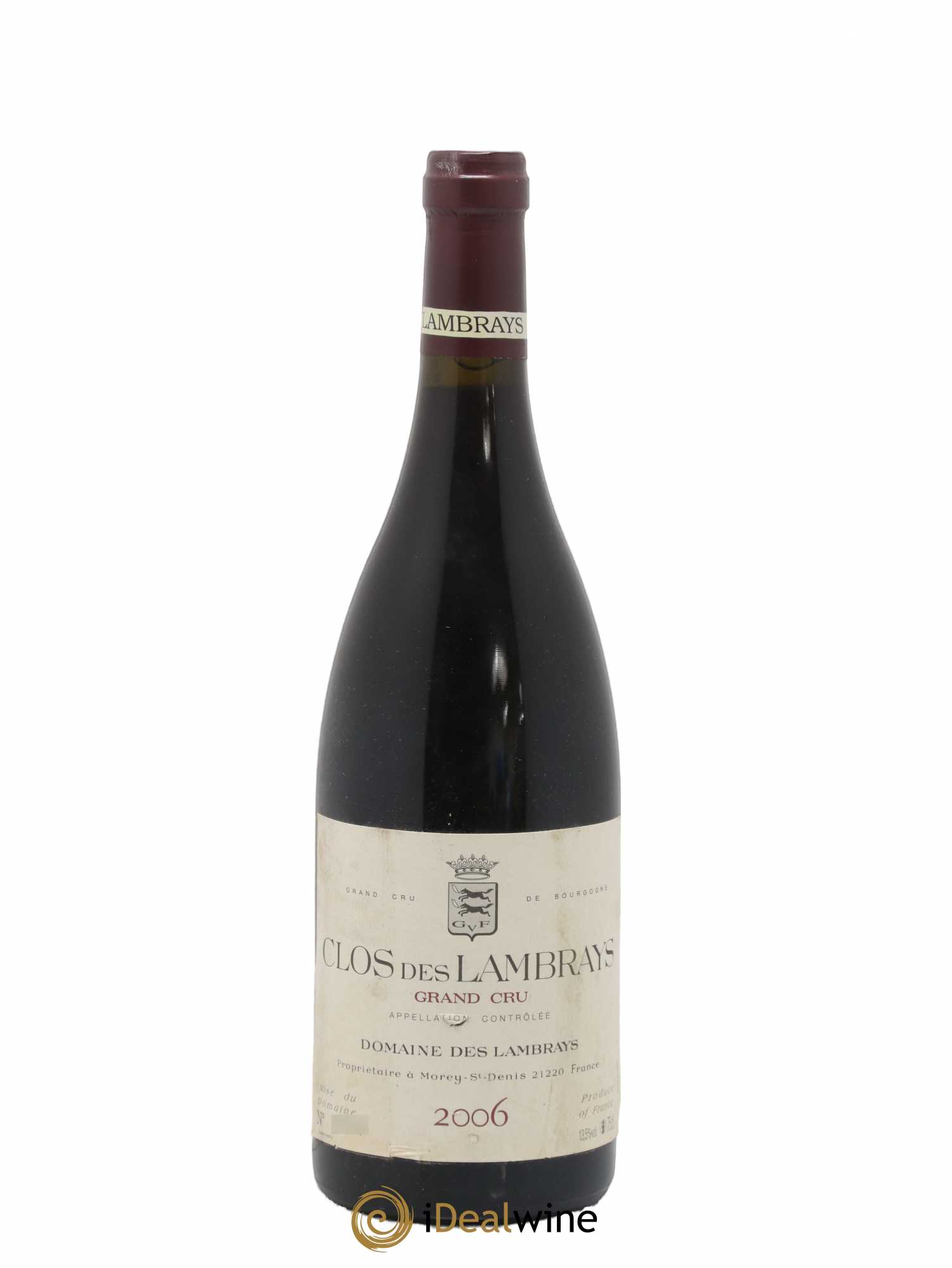 Clos des Lambrays Grand Cru Domaine des Lambrays 2006 - Lot de 1 bouteille - 0