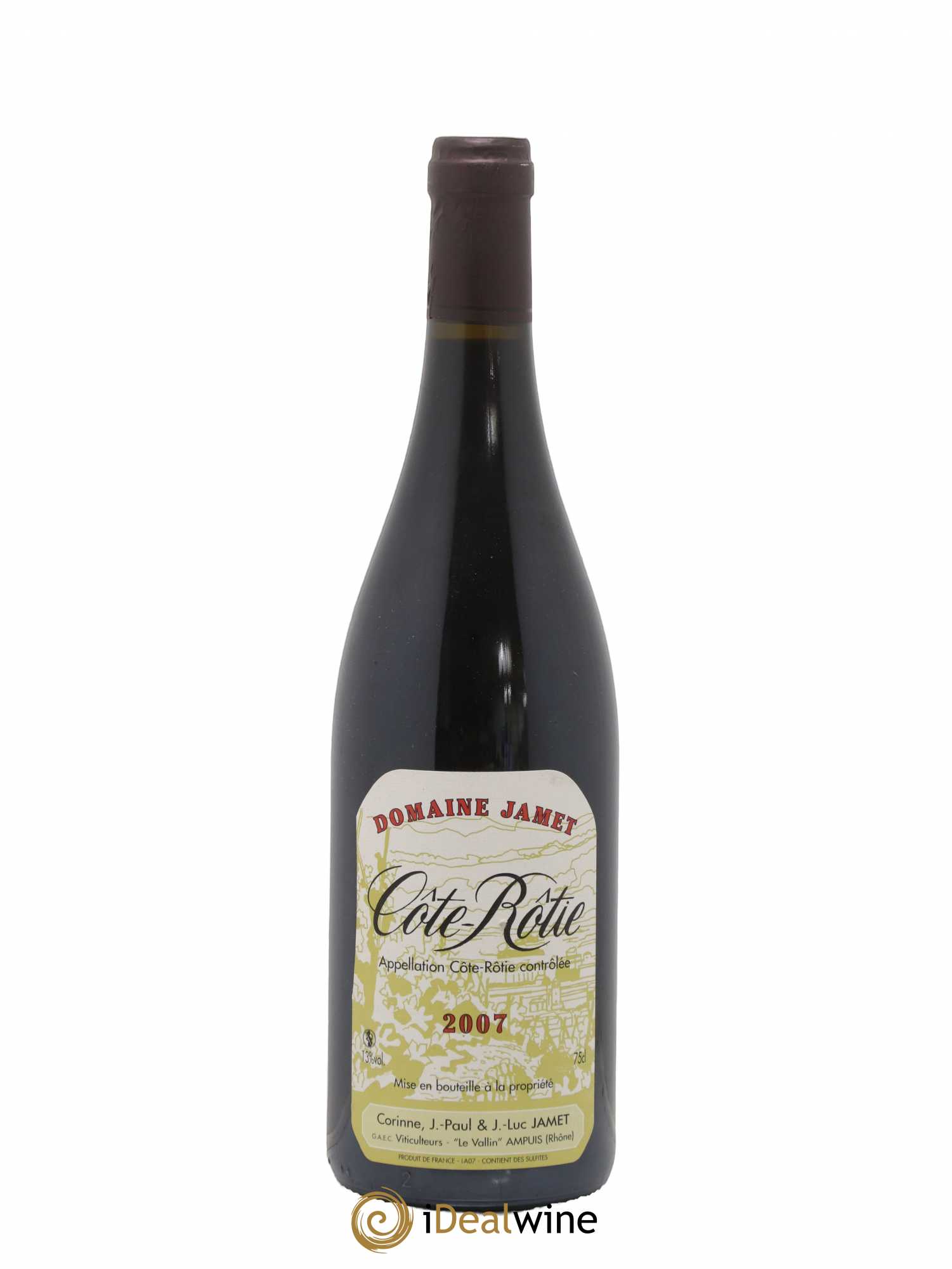 Côte-Rôtie Jamet (Domaine) 2007 - Lot de 1 bouteille - 0