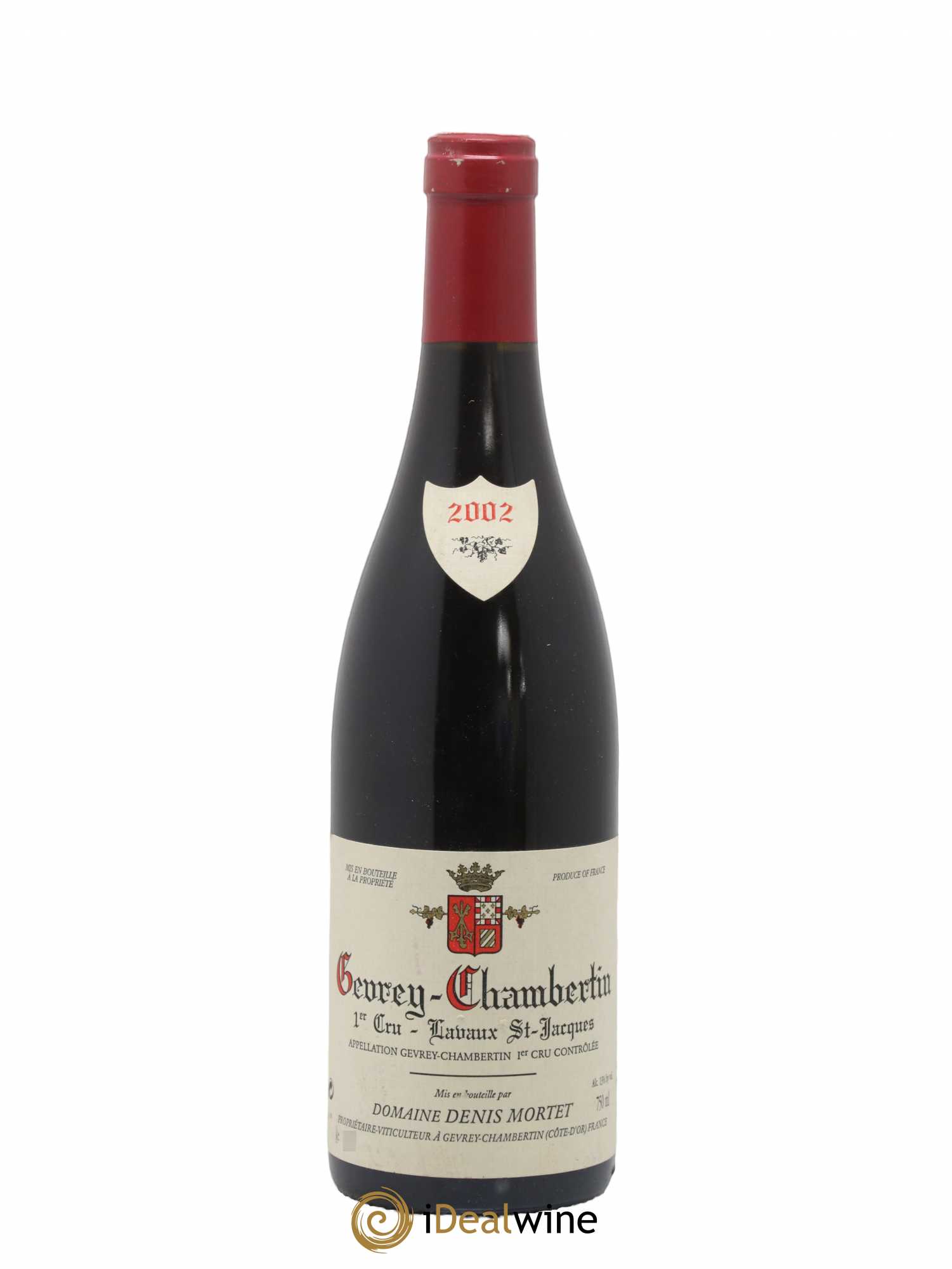Gevrey-Chambertin 1er Cru Lavaux Saint Jacques Denis Mortet (Domaine) 2002 - Lot de 1 bouteille - 0