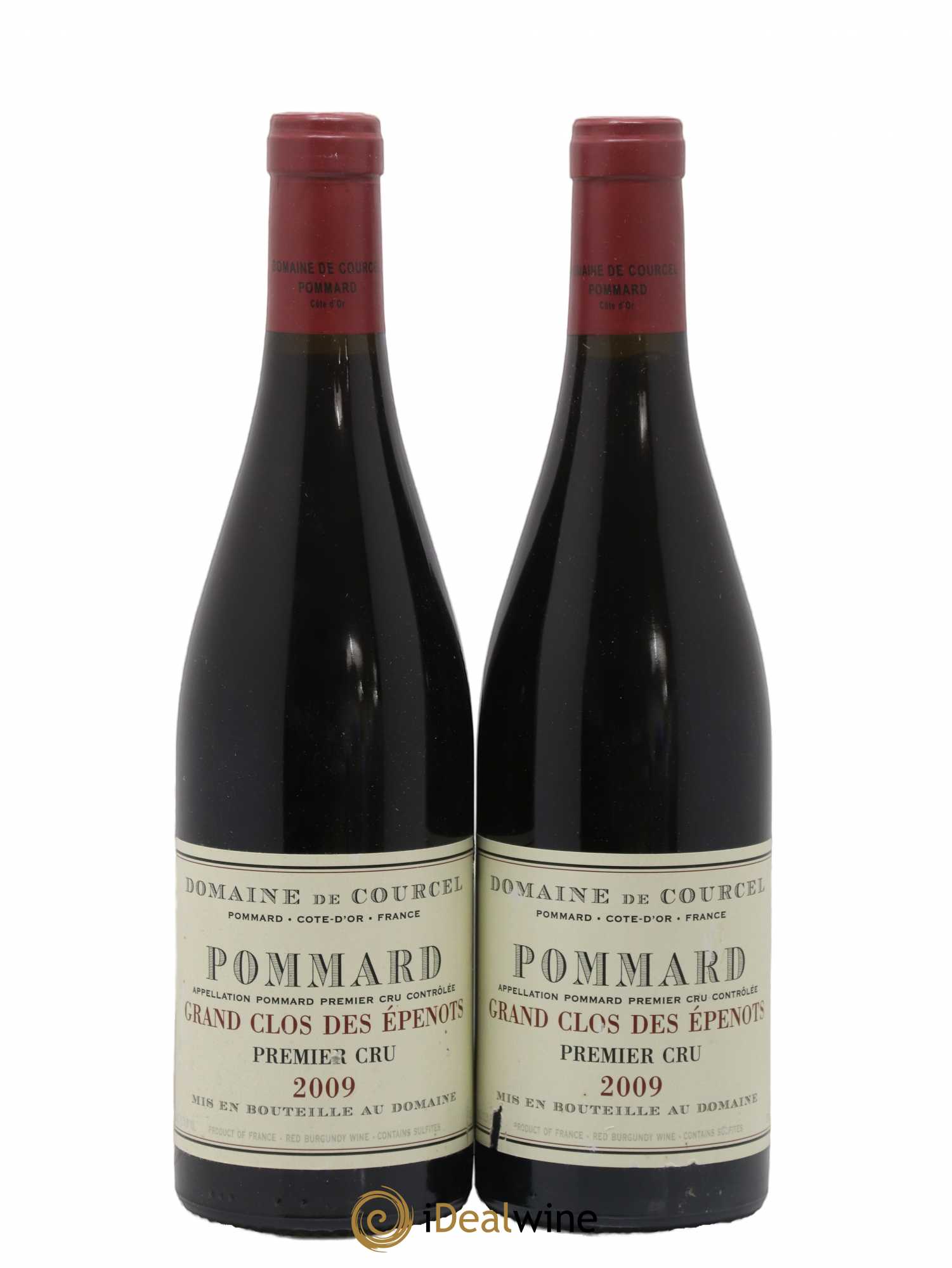 Pommard 1er Cru Grand Clos des Epenots de Courcel (Domaine) 2009 - Lot de 2 bouteilles - 0