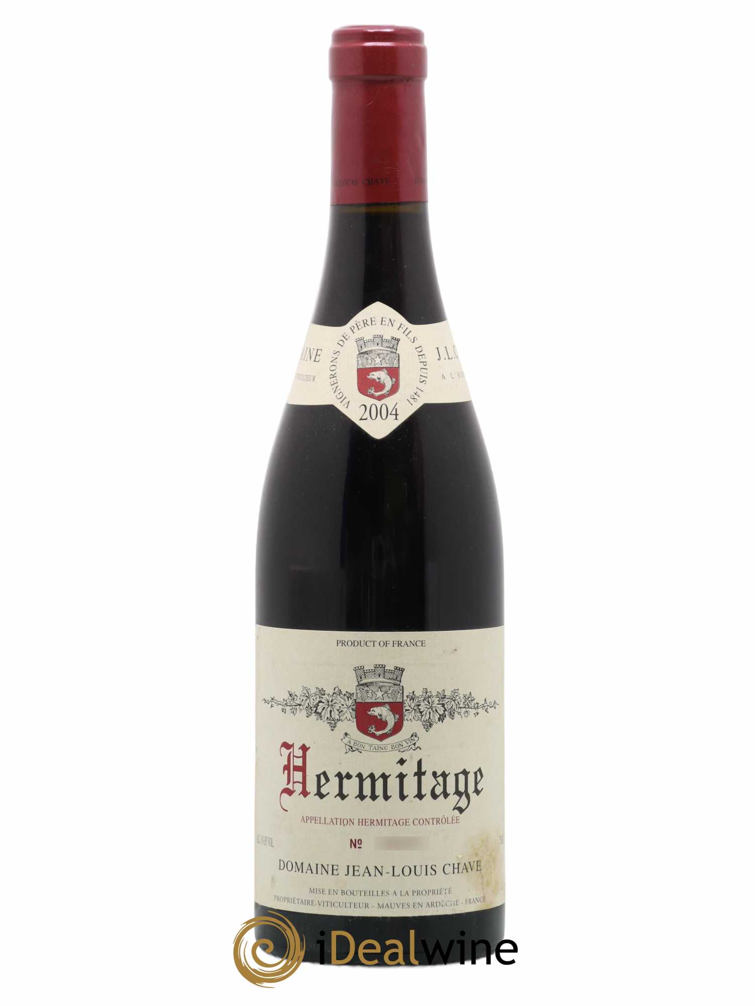 Hermitage Jean-Louis Chave 2004 - Lot de 1 bouteille - 0