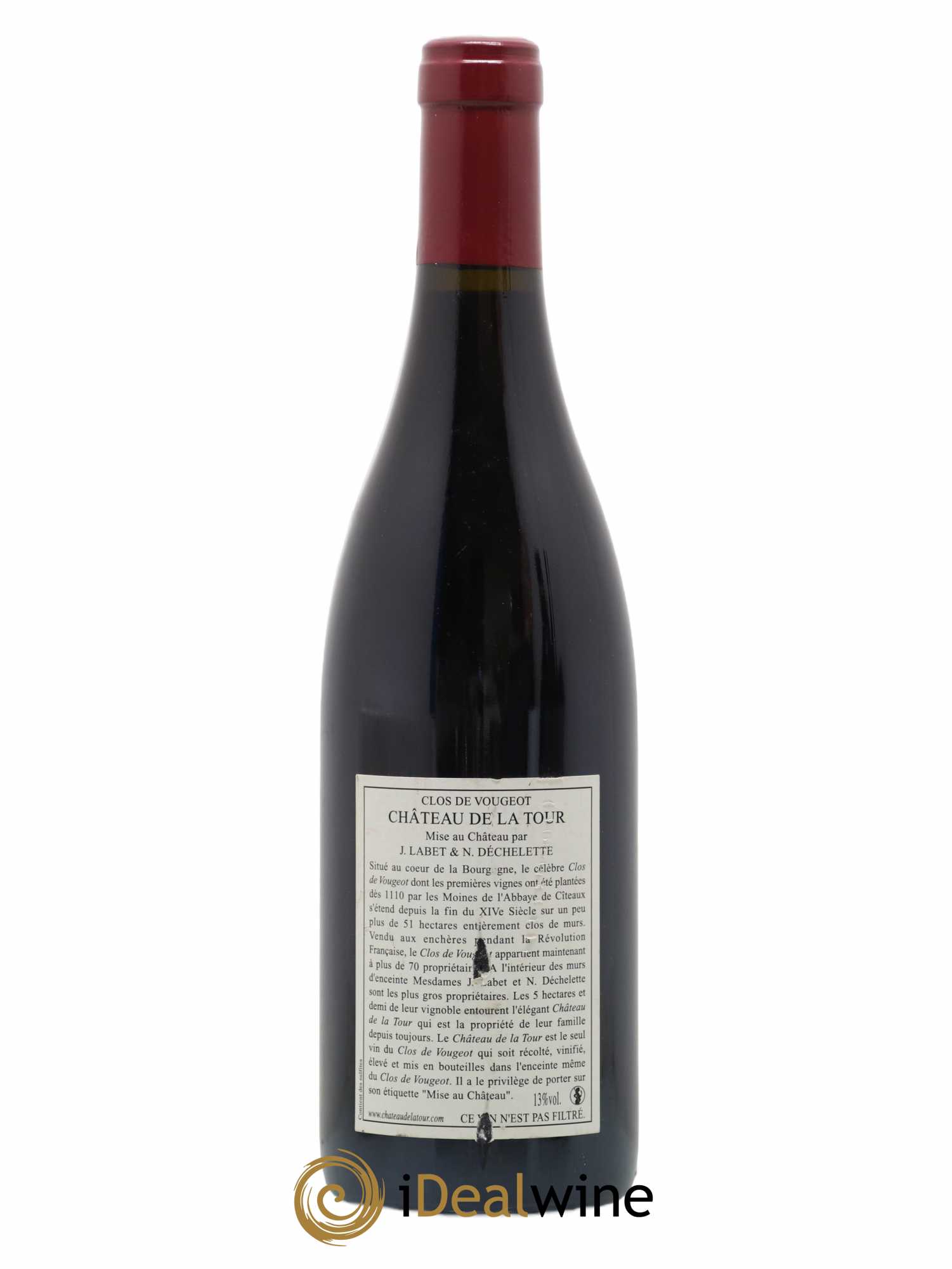 Clos de Vougeot Grand Cru Vieilles Vignes Château de La Tour 2007 - Lot de 1 bouteille - 1