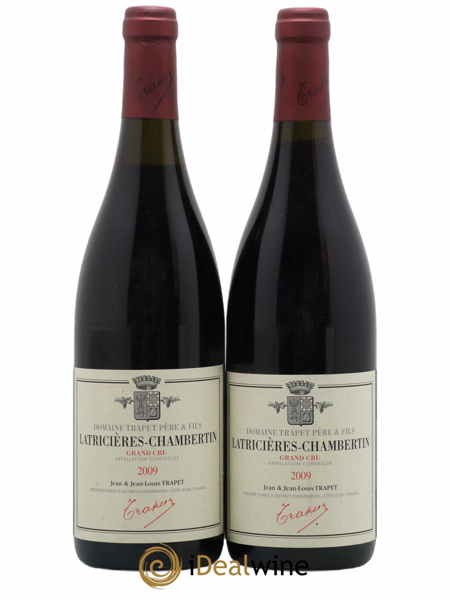 Latricières-Chambertin Grand Cru Domaine Trapet 2009 - Lot de 2 bouteilles - 0