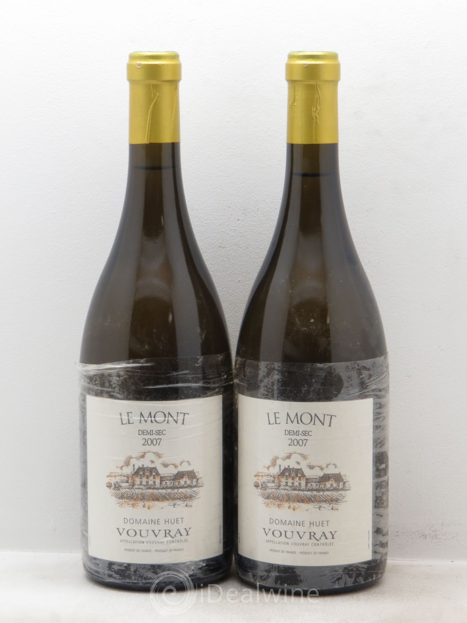 Vouvray Le Mont Demi-Sec Domaine Huet 2007 - Lot de 2 bouteilles - 0