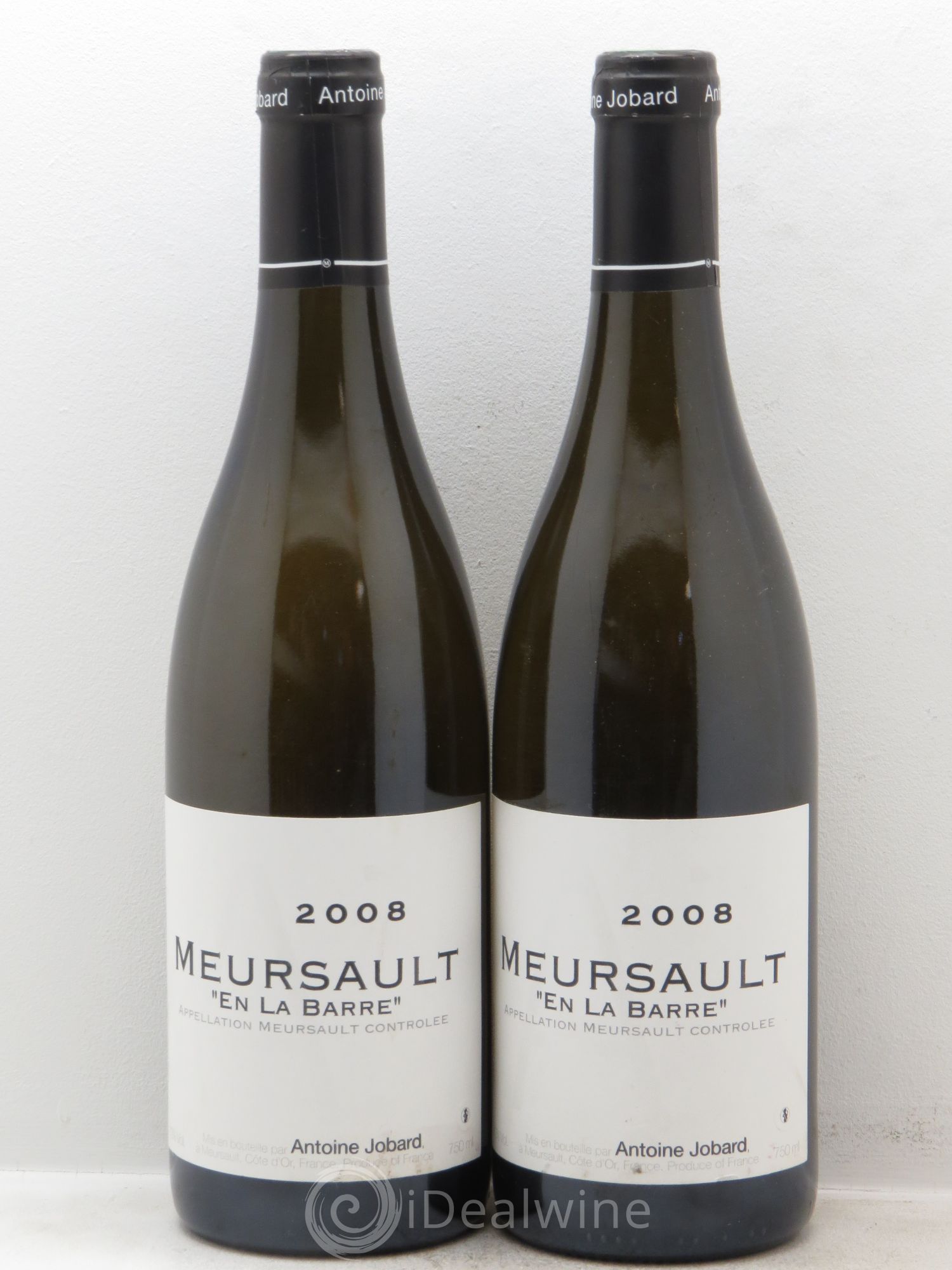 Meursault En la Barre François et Antoine Jobard (Domaine) 2008 - Lot de 2 bouteilles - 0