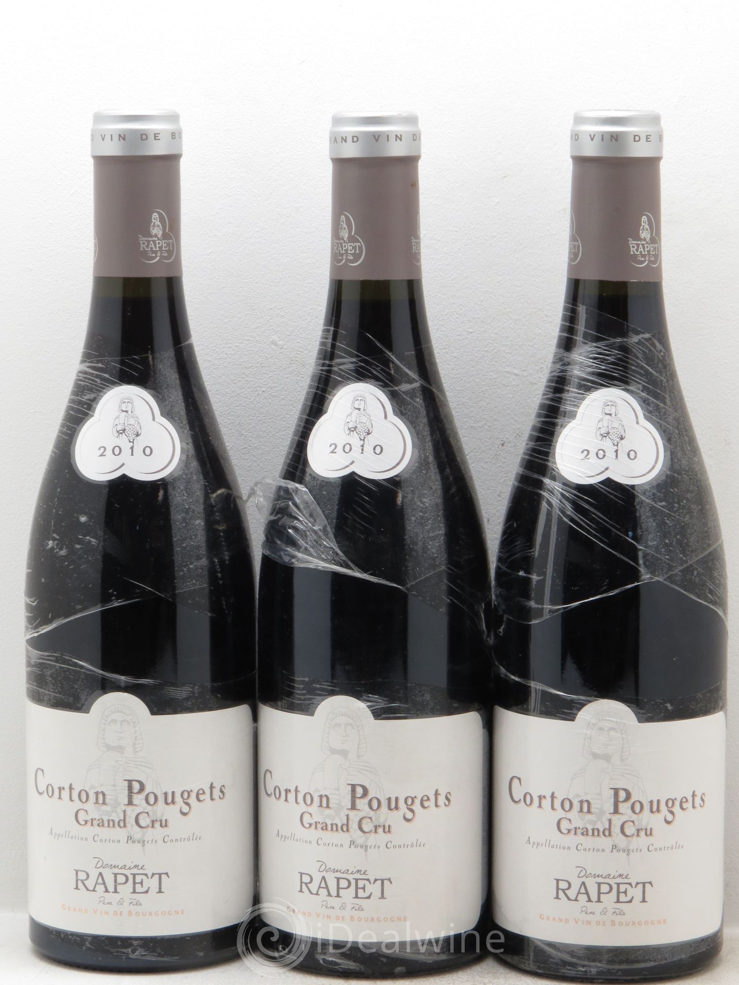 Corton Grand Cru Rapet 2010 - Lot de 3 bouteilles - 0