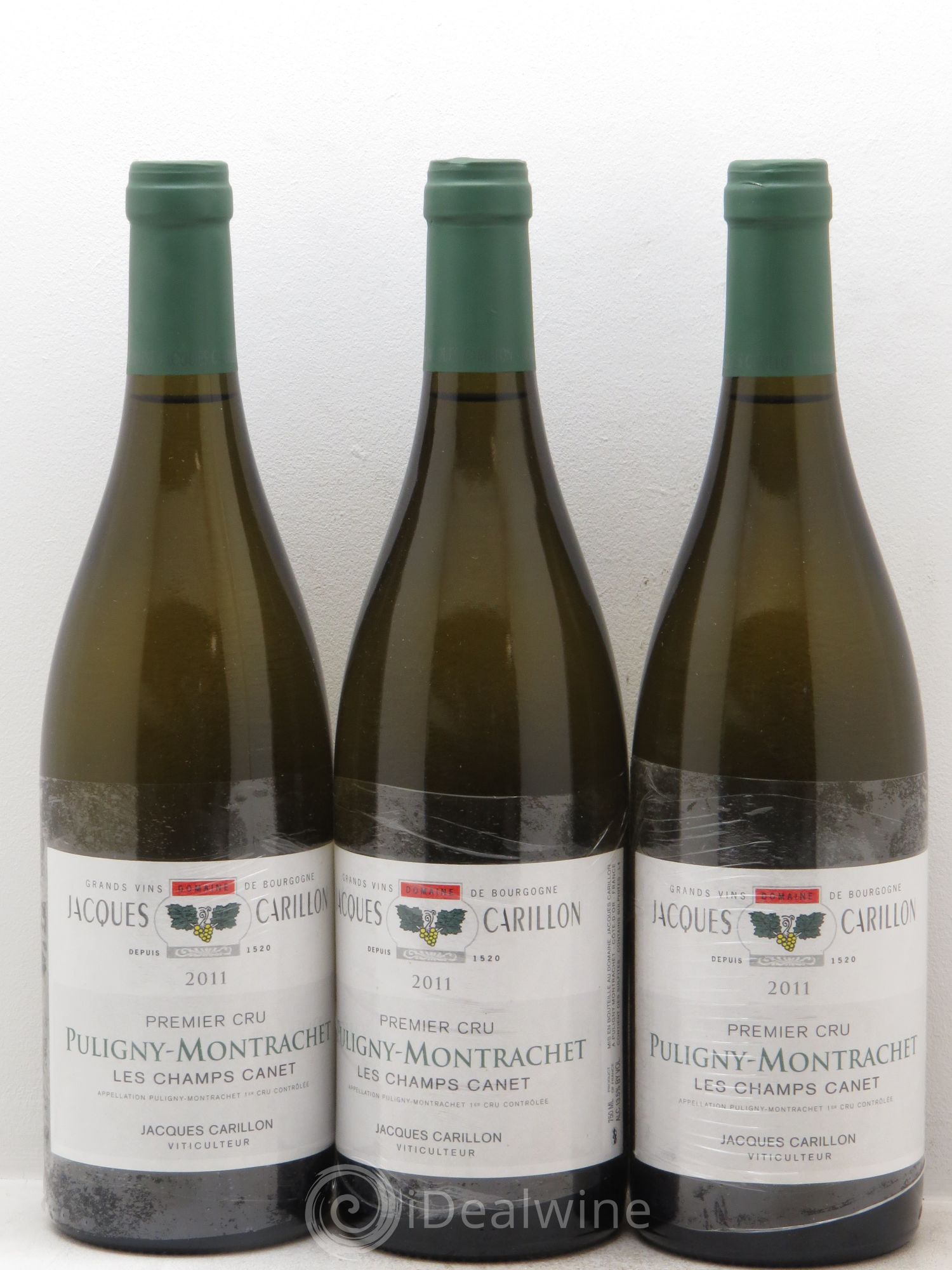 Puligny-Montrachet 1er Cru Carillon.J 2011 - Lot de 3 bouteilles - 0