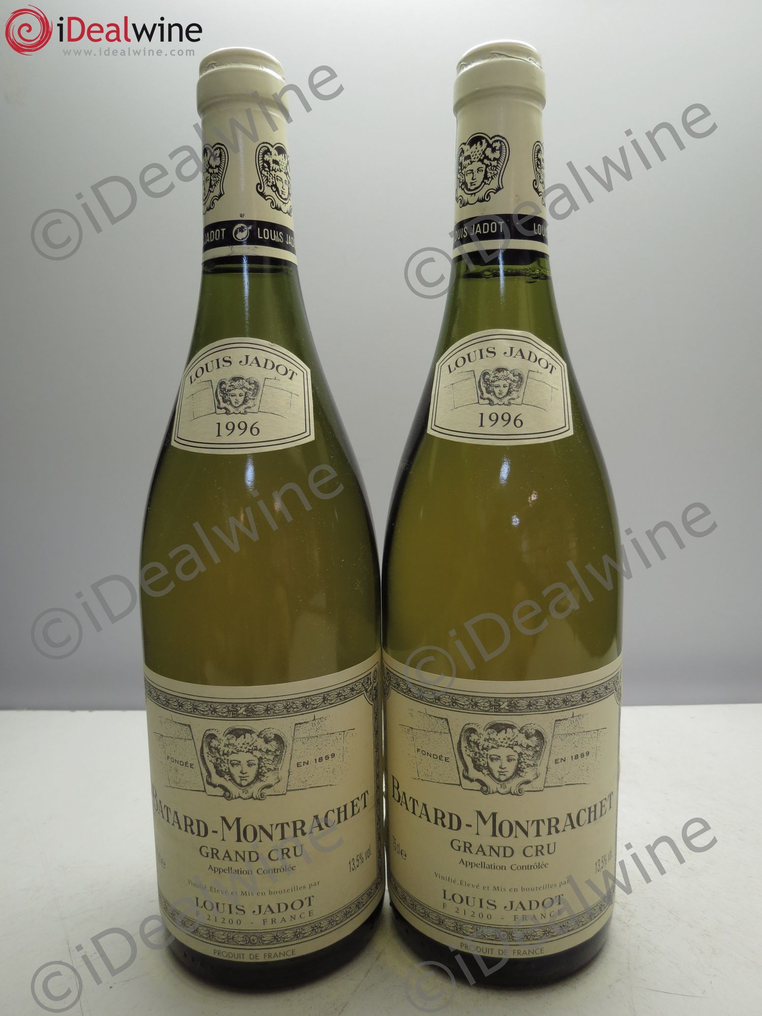 Bâtard-Montrachet Grand Cru Maison Louis Jadot 1996 - Lot de 2 bouteilles - 0
