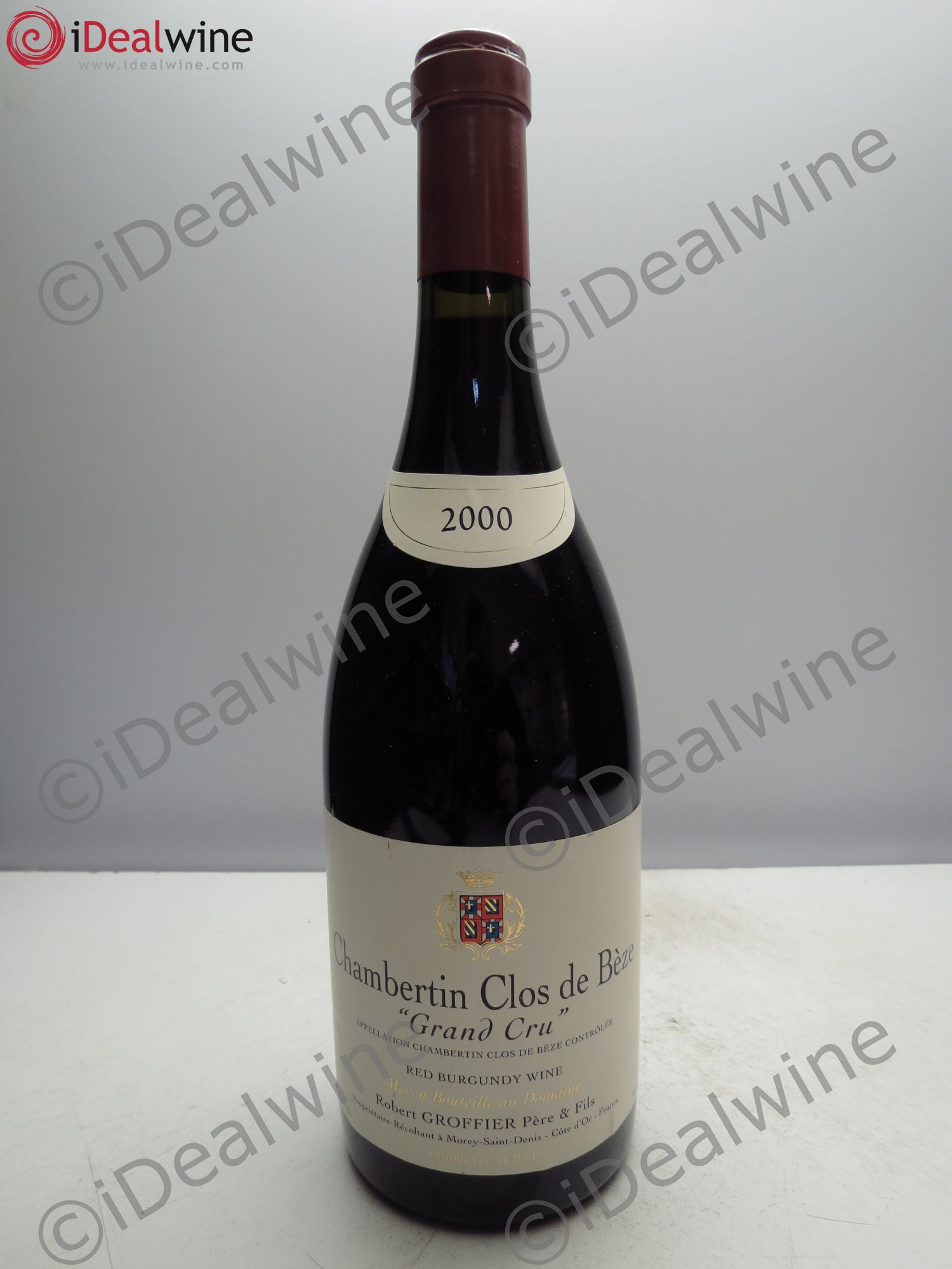 Chambertin Clos de Bèze Grand Cru Robert Groffier Père & Fils (Domaine) 2000 - Lot de 1 bouteille - 0
